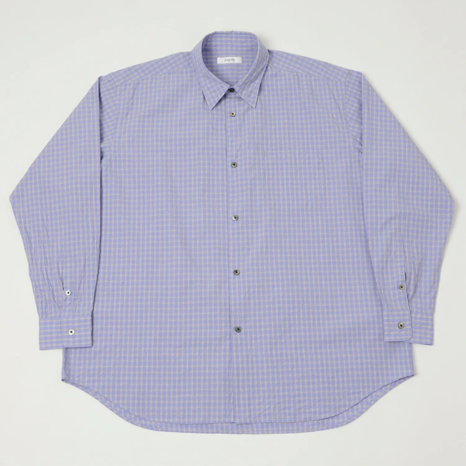 Fujito BS Shirt - Lavender Check Everyday Wear