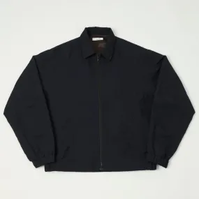 Embellished Trim Fujito Zip Up Blouson - Dark Navy