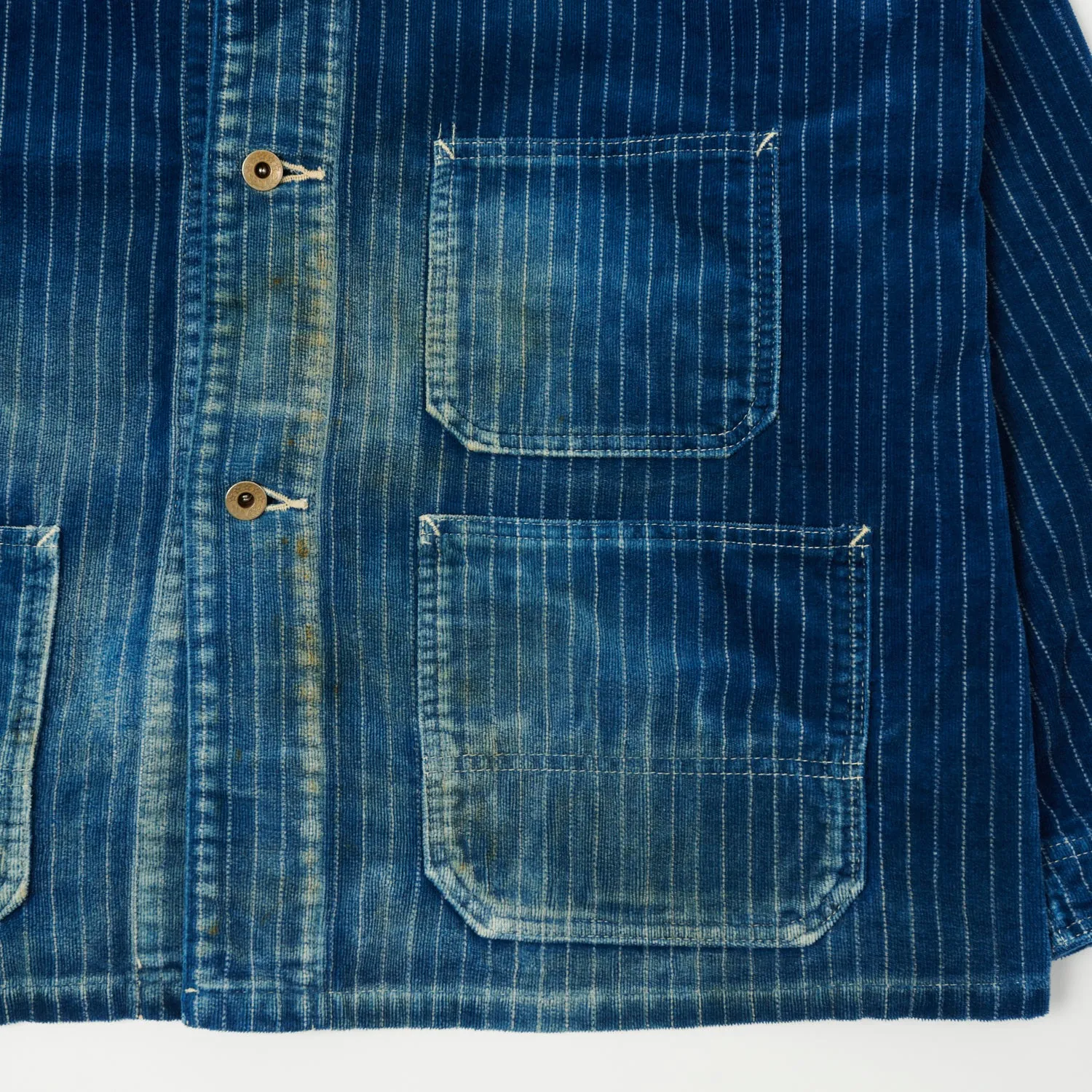 Full Count 2015 Wabash Corduroy Chore Jacket - Heavy Wash Style Staple