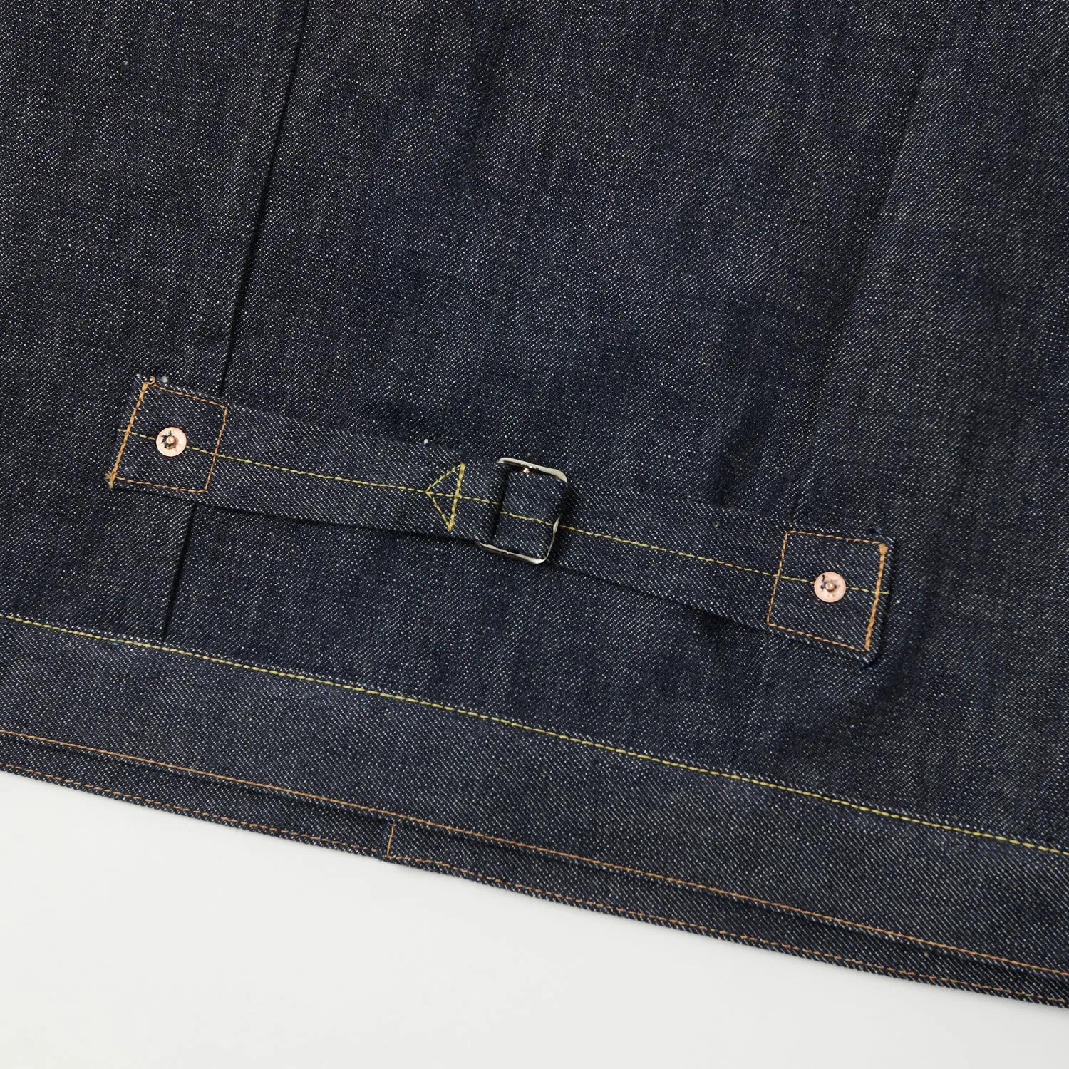 Full Count 2107 13.75oz Type I Denim Jacket - Raw Heavy Duty Zippers nylon blend