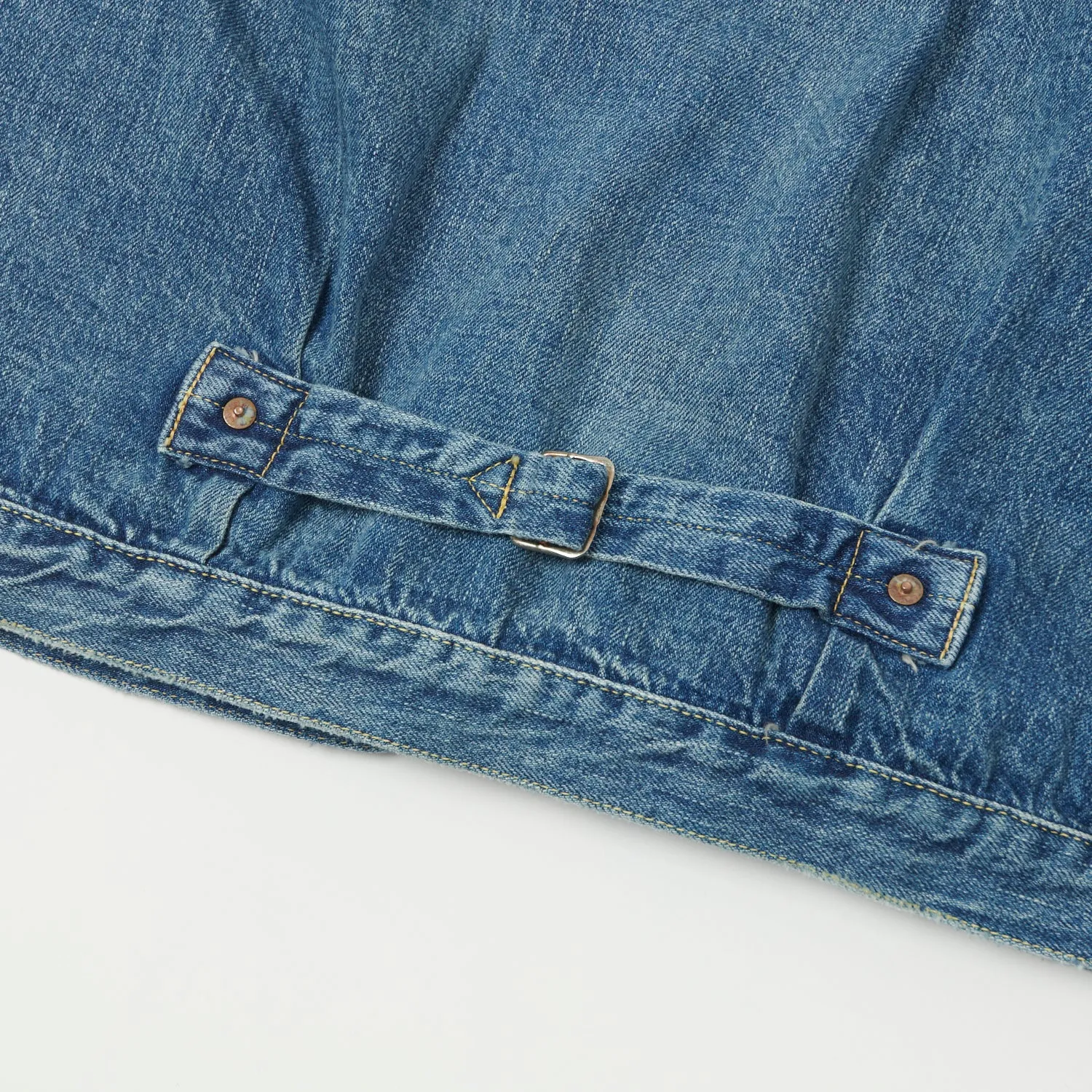 Full Count 2107SS 'Super Smooth' 11.5oz Type I Denim Jacket - 'Dartford' Wash NoiseReduciting Fabric