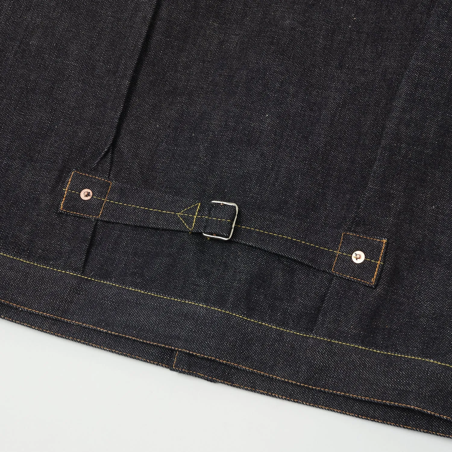 WaterResistantCoating Modern Minimal Full Count 2107XX 15.5oz Type I Denim Jacket - Raw