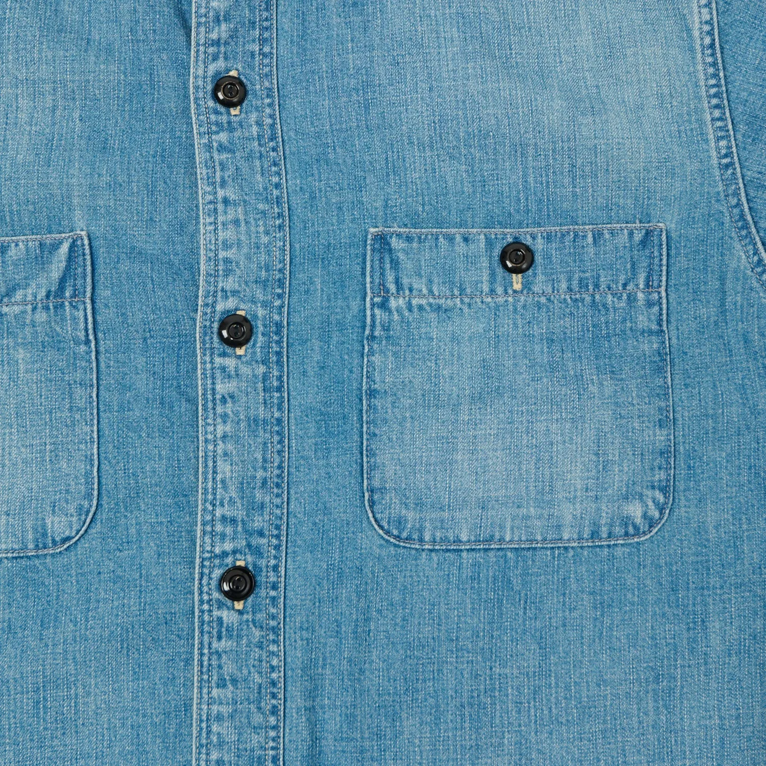 Full Count 4890 Denim Work Shirt - Heavy Wash Business Meeting