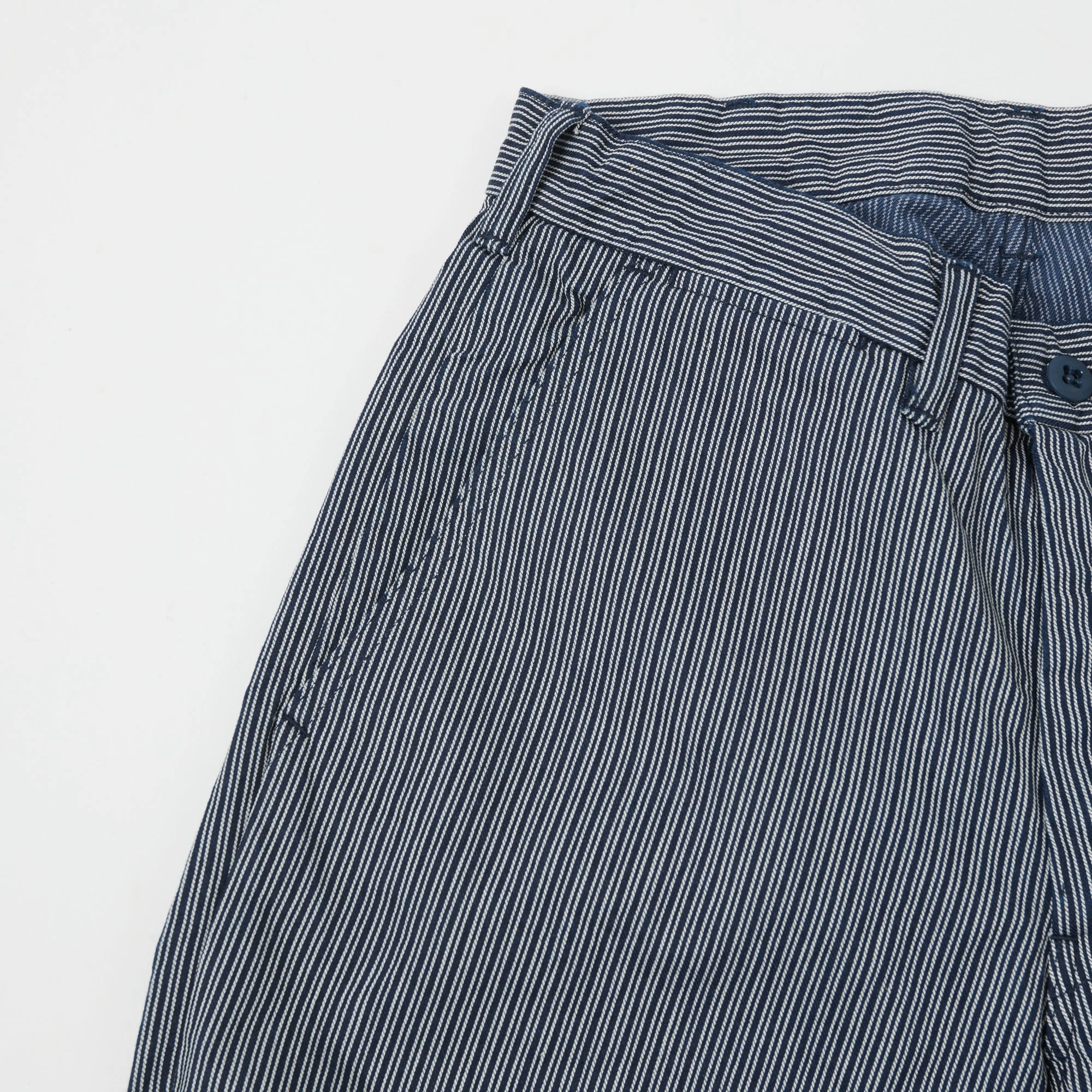 Full Count 1002 Tapered Trouser - Random Hickory Chilly Day Ready Chic Design