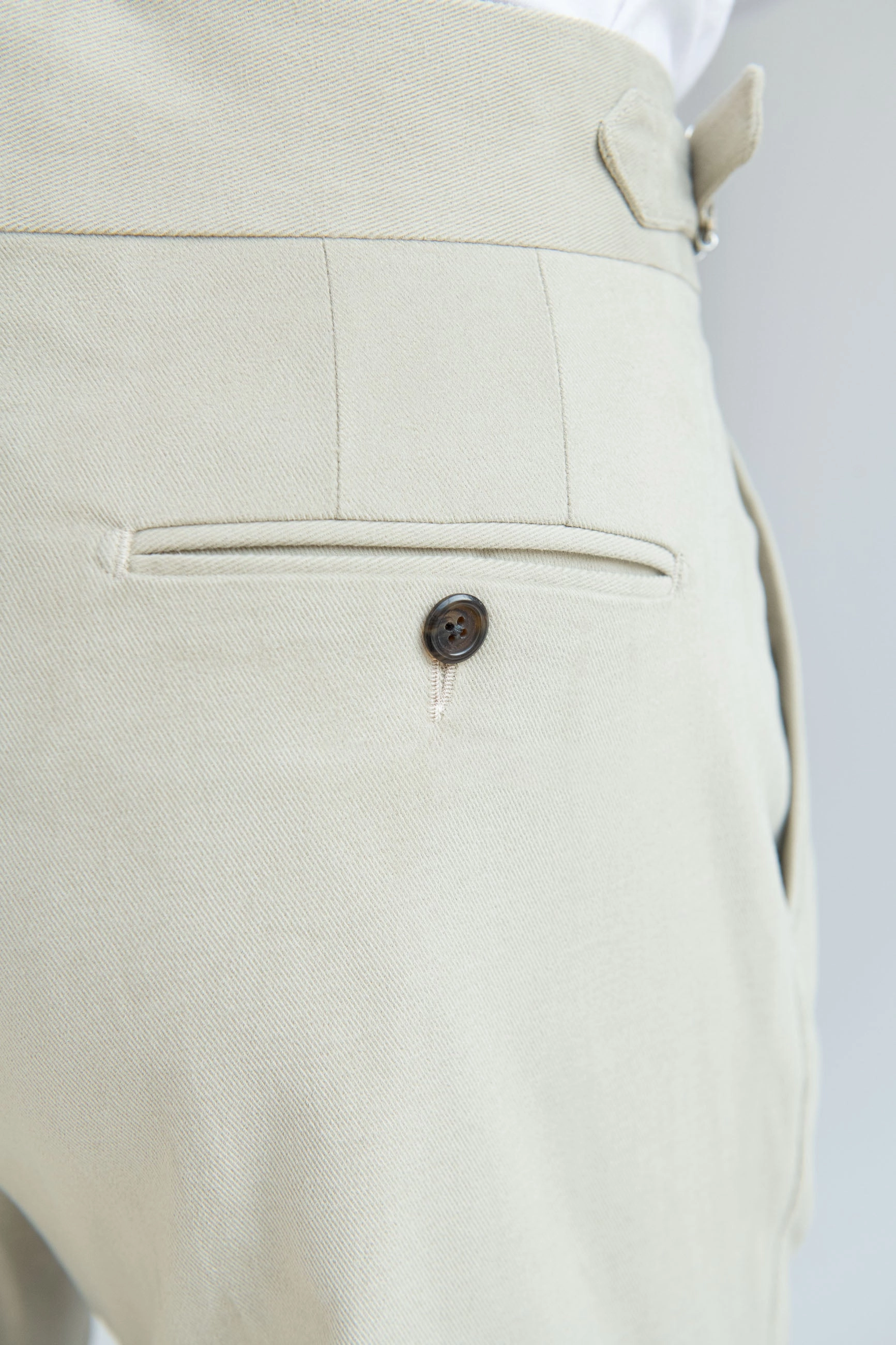 Sand cotton Soragna trousers - Made in Italy Cozy Layer