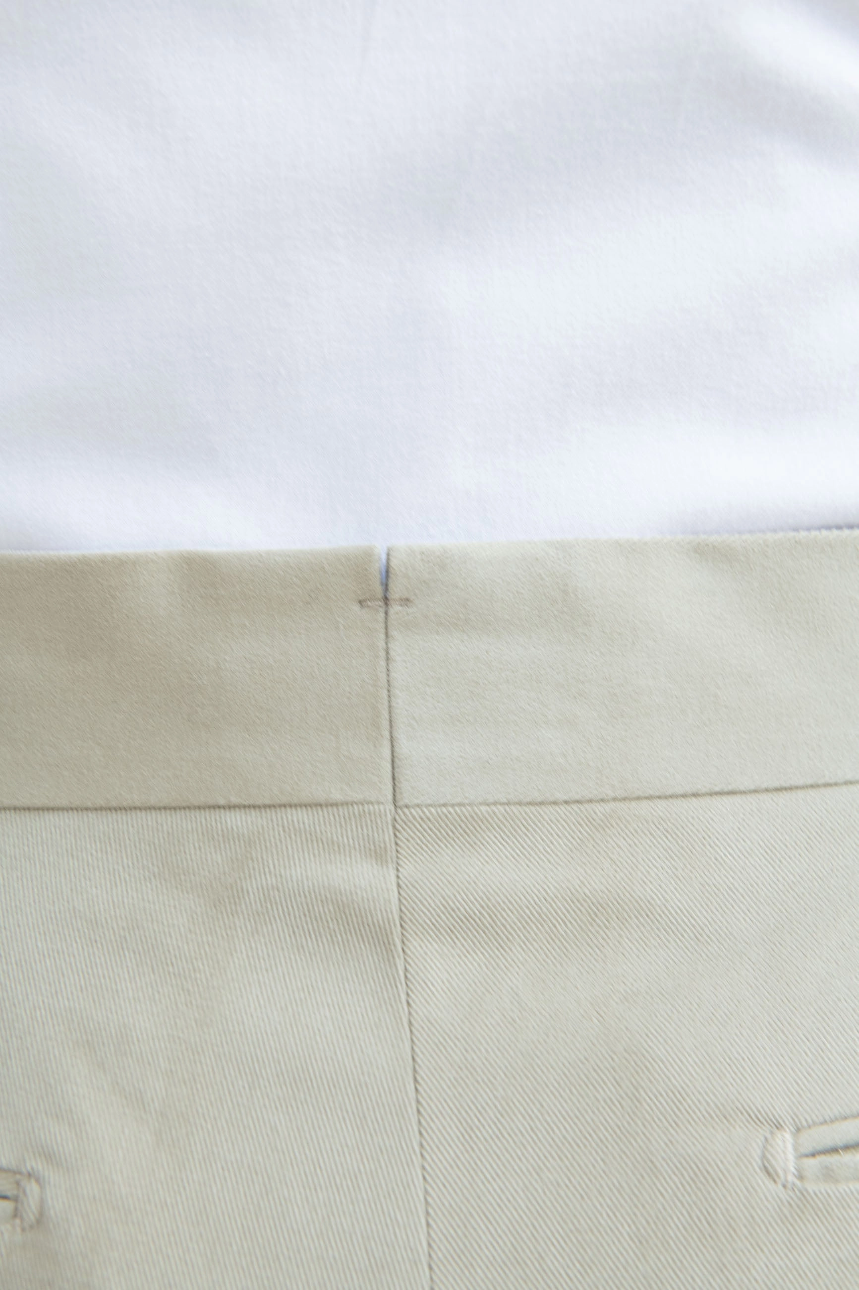 MachineWashable Sand cotton Soragna trousers - Made in Italy
