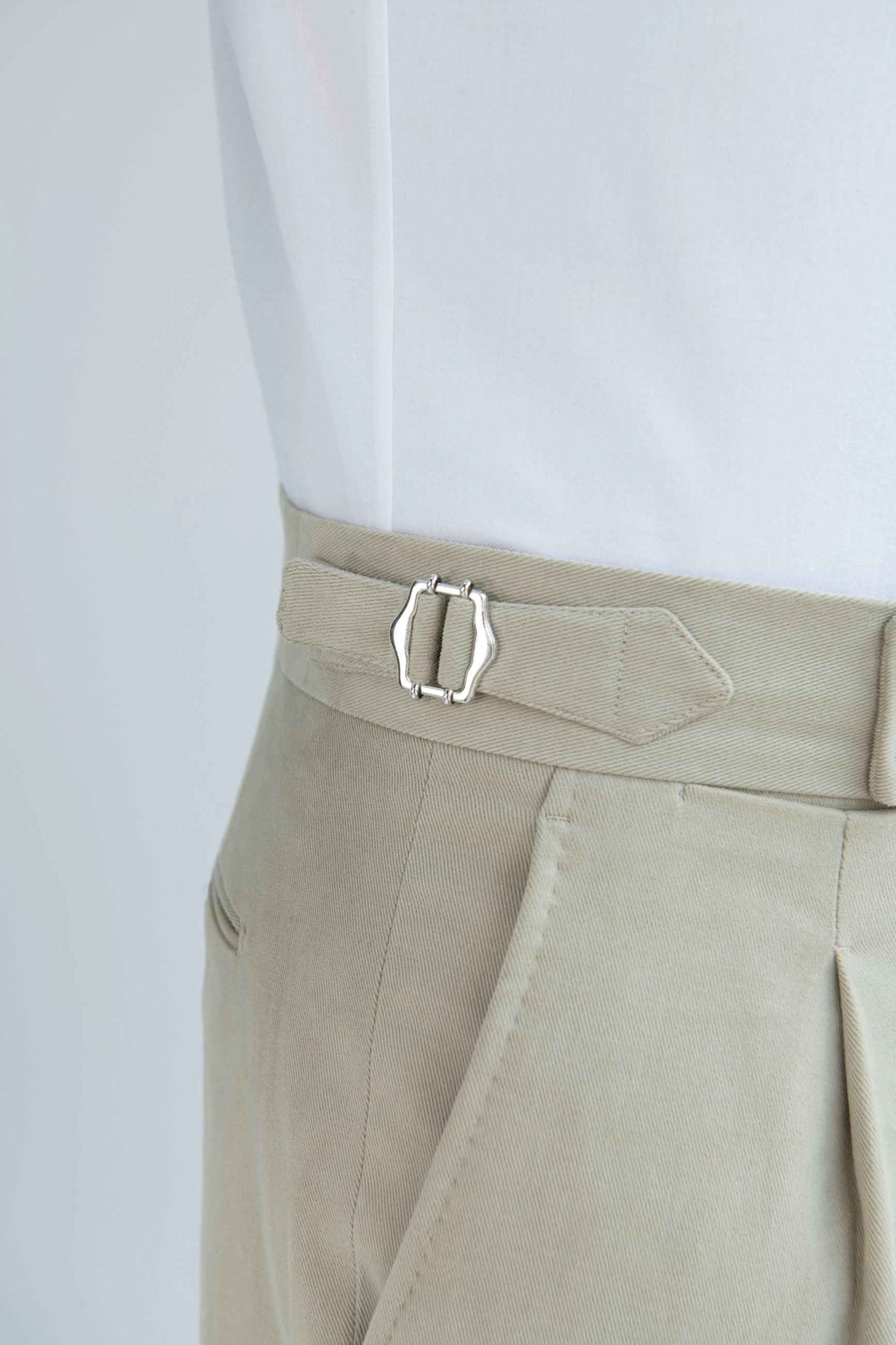 Quick Wear Fashionable Look Sand cotton Soragna trousers - Made in Italy