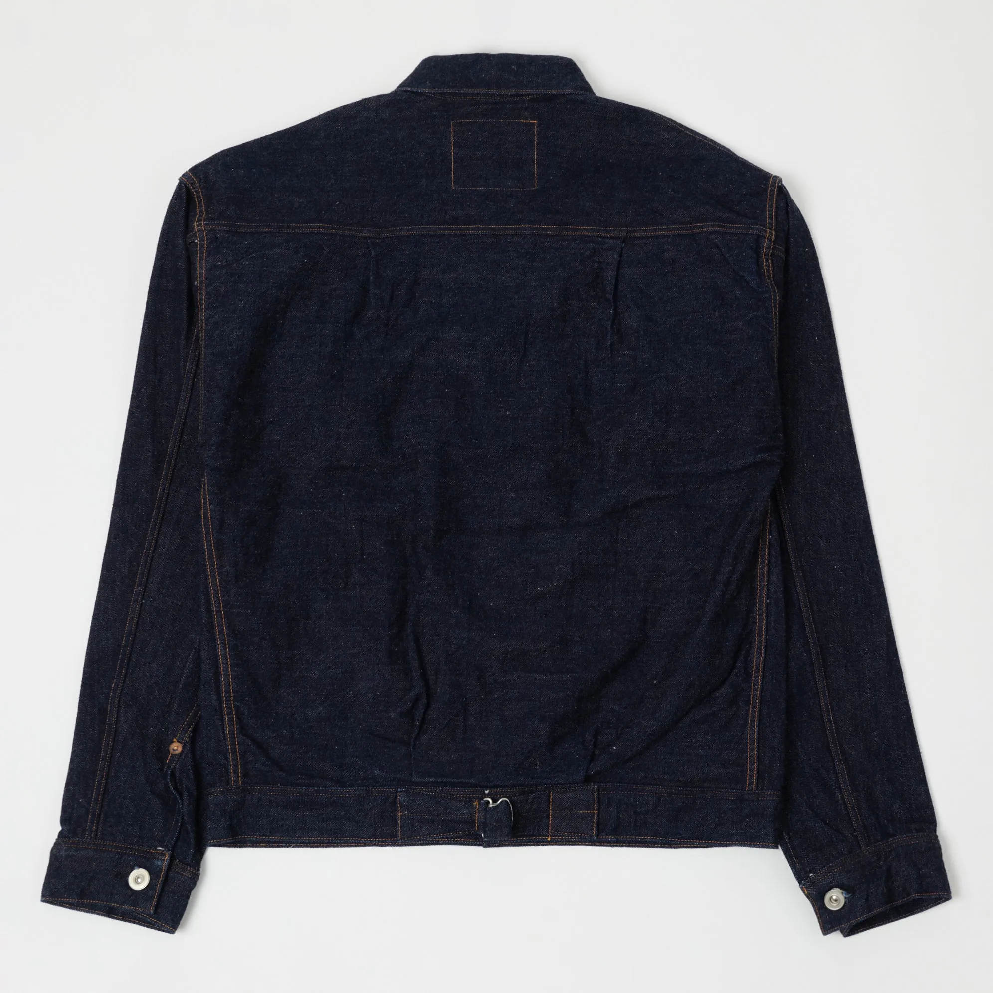 Warehouse & Co 'Brown-Duck & Digger' Denim Blouse Jacket - Rinsed Lightweight Windbreaker Tech