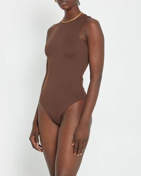 Contouring High-Neck Bodysuit Quality Look Wrinkle-Resistant