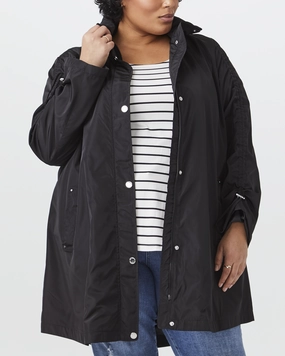 Cecily Anorak Jacket | Black Casual Outdoor Wear