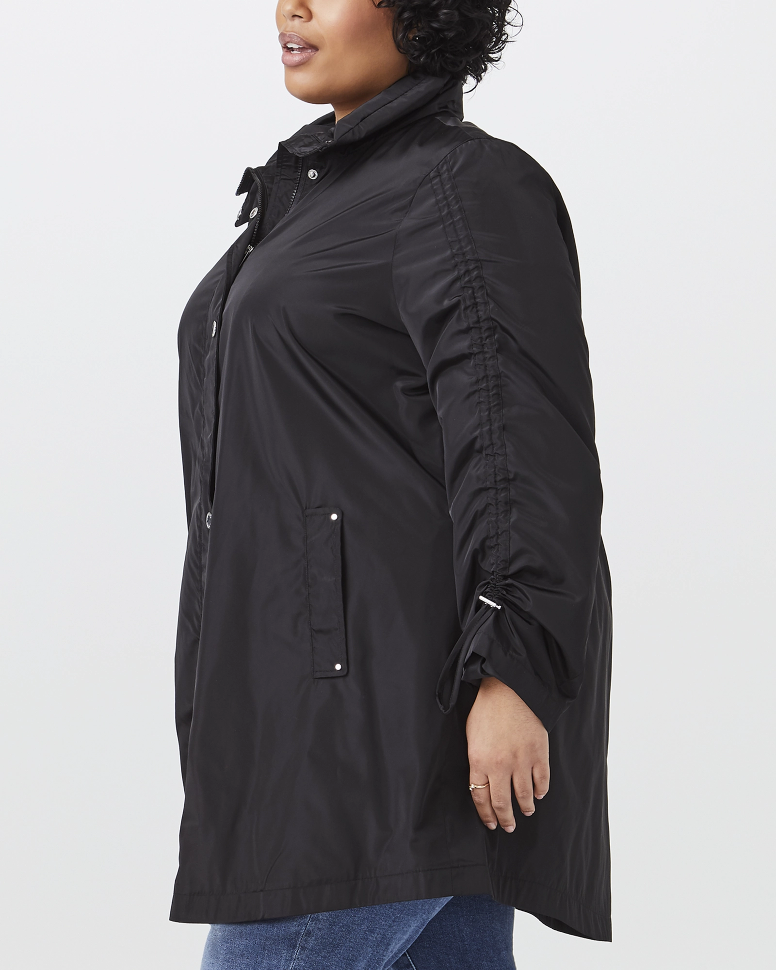 Cecily Anorak Jacket | Black home - party