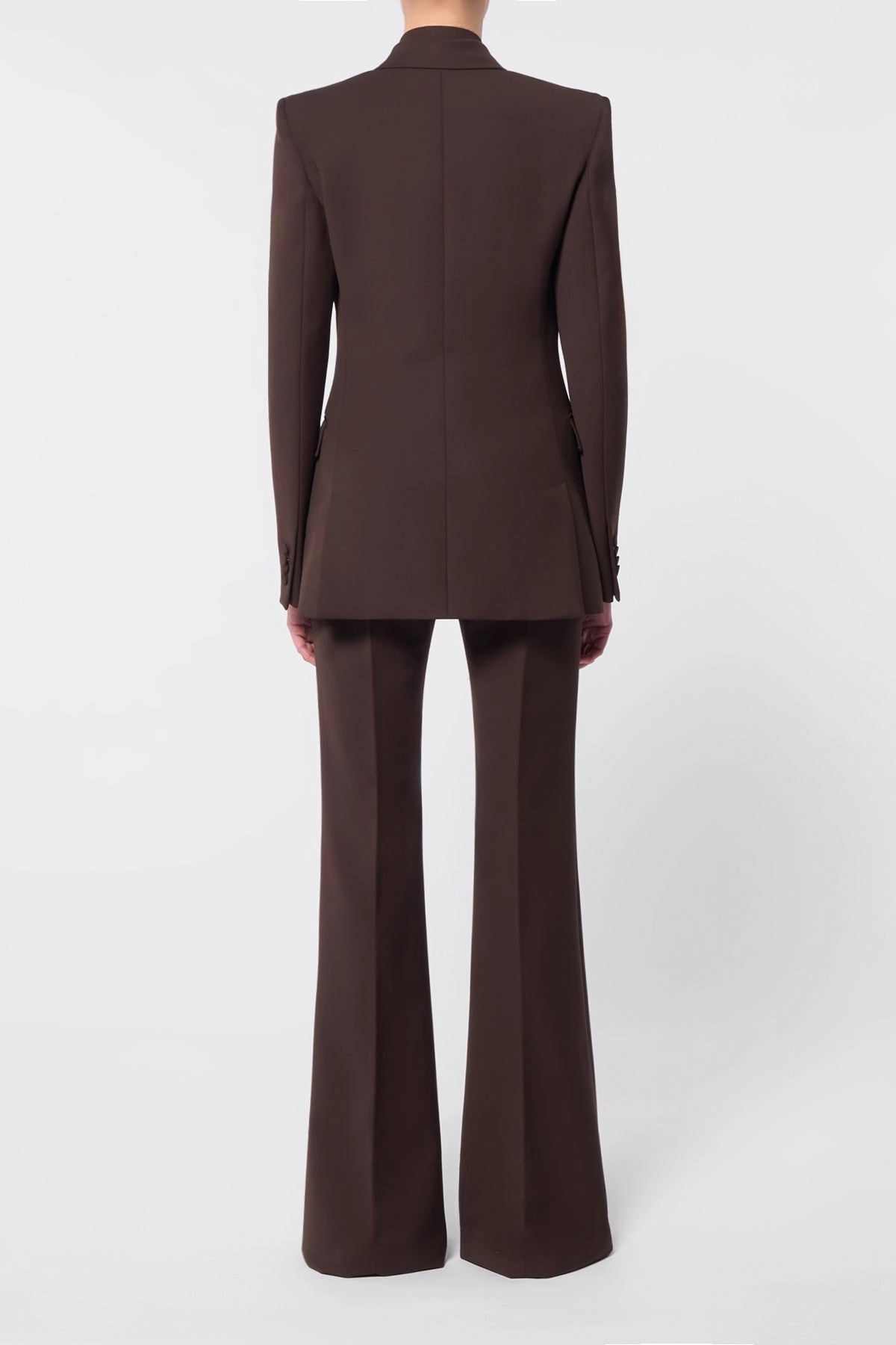 Contemporary Tailoring Sharp Cut Gavin Blazer in Chocolate Sportswear Wool