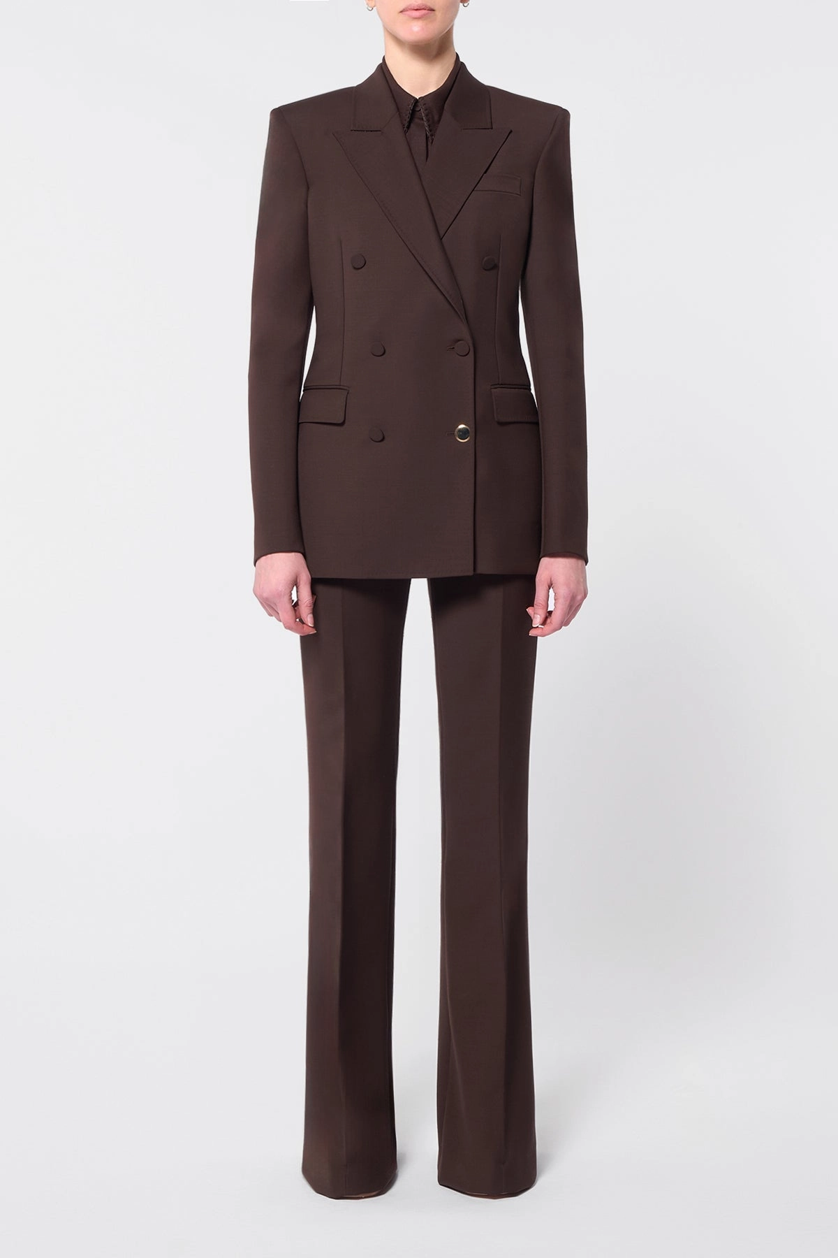 Luxurious design Classic Wear Gavin Blazer in Chocolate Sportswear Wool
