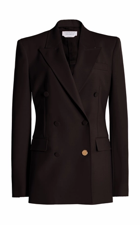 Business Style Dapper Tailored Look Gavin Blazer in Chocolate Sportswear Wool