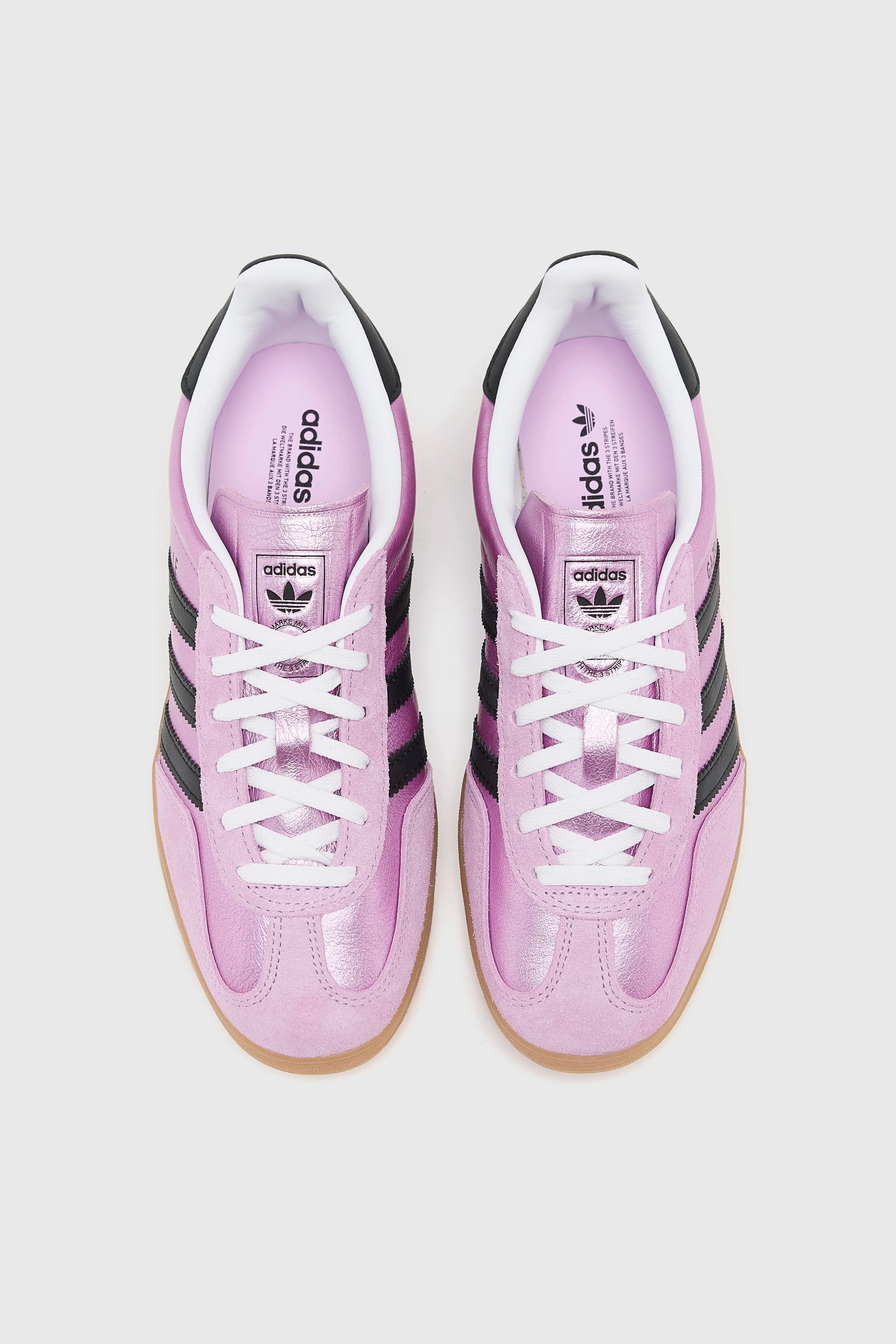 synthetic material upcycled - material - feature shoes Gazelle Indoor for Women  (252 / W / PURPLE)