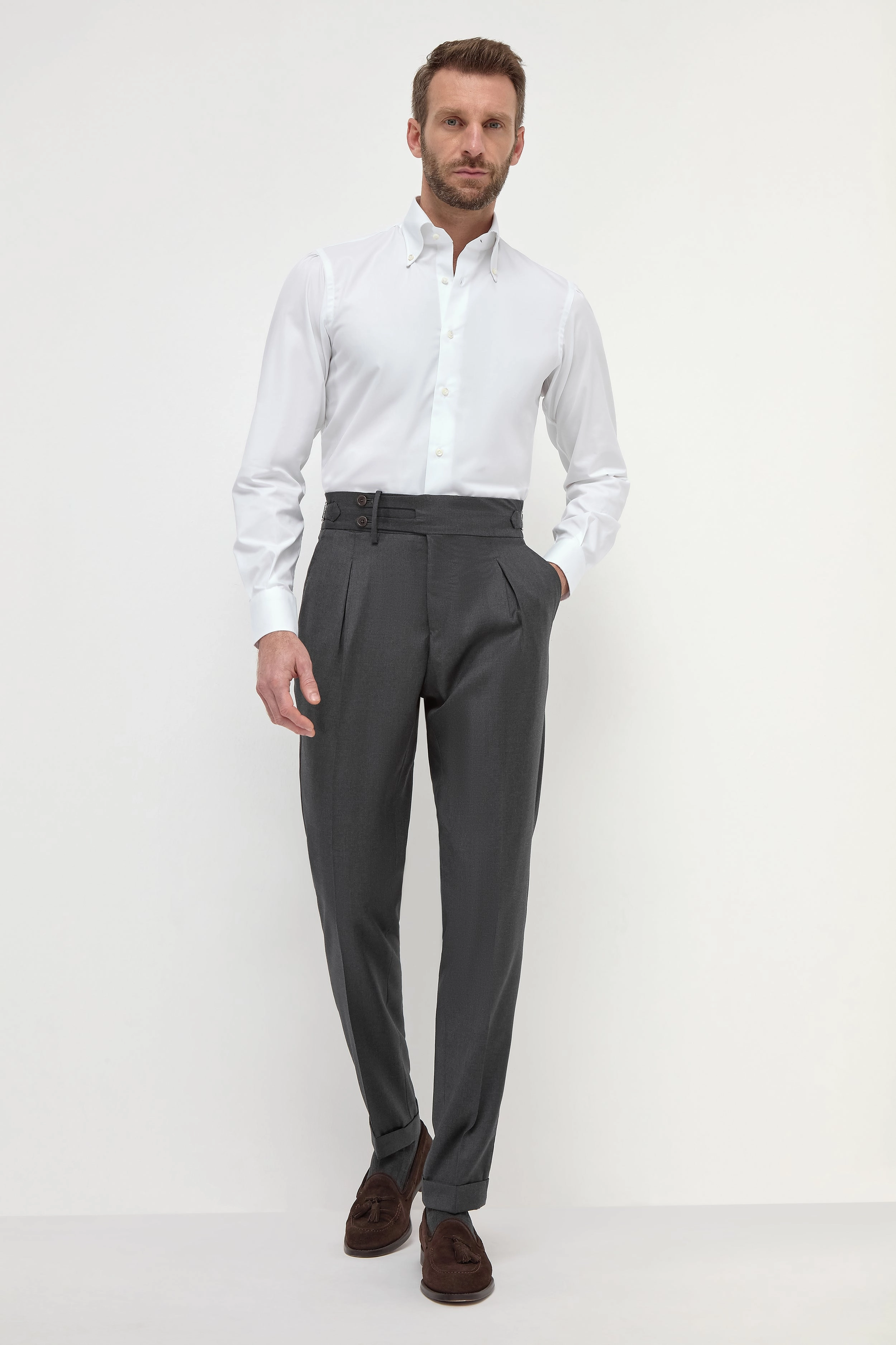 Street Utility Dark grey Limited Edition trousers - Made in Italy