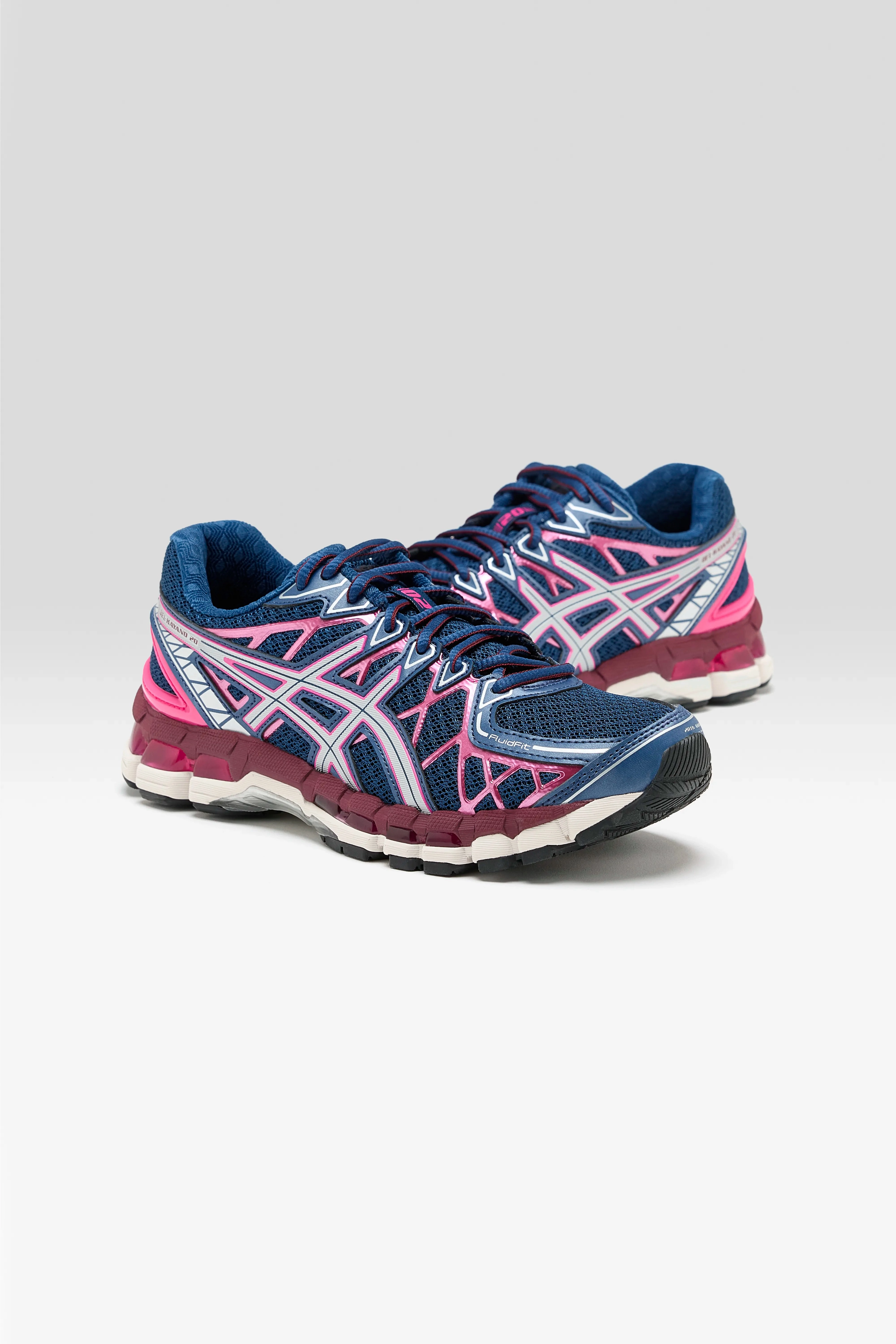 Gel-Kayano 20 for Women  (252 / W / BLUE) Flexible Forefoot Construction slip - resistant shoes