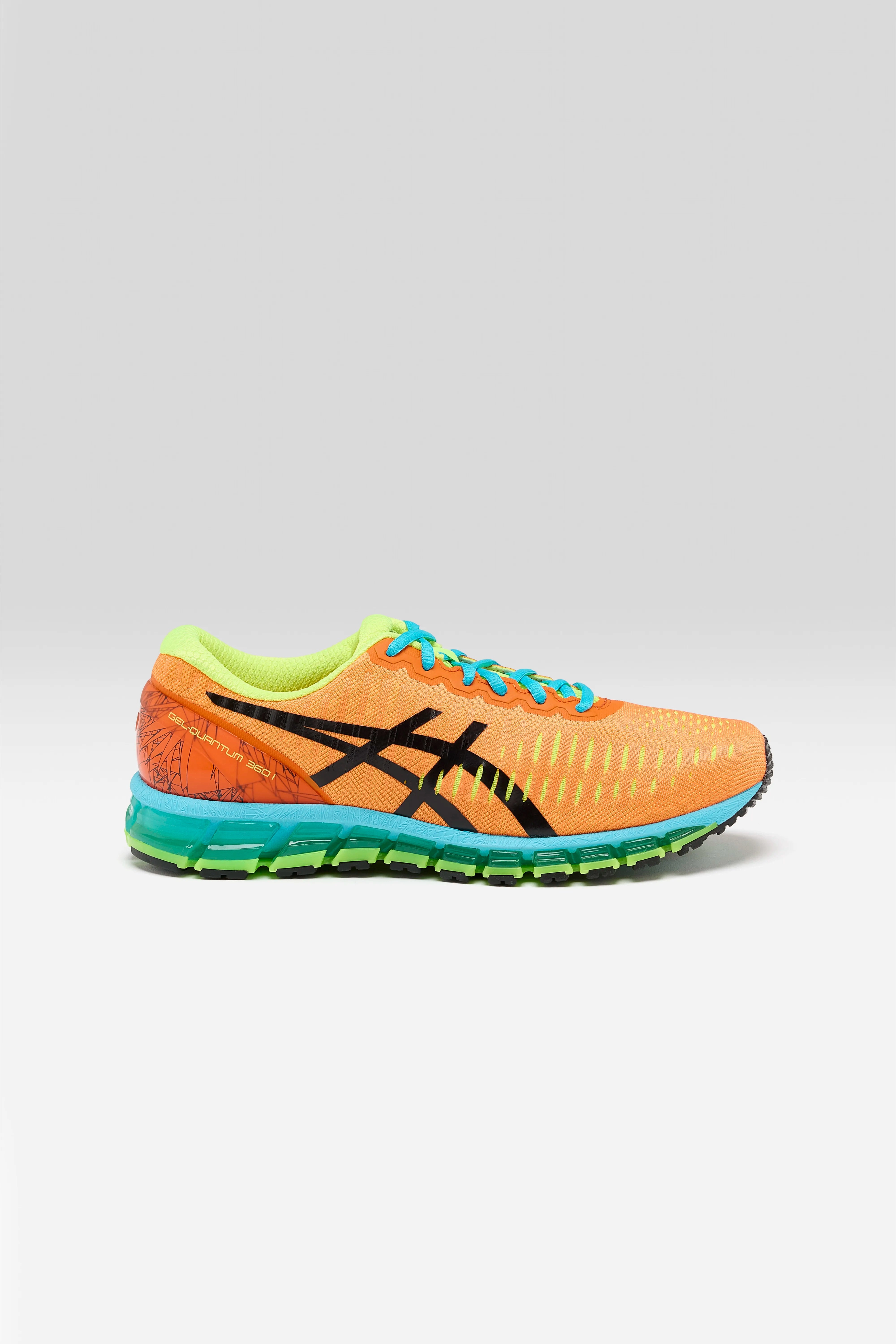 running in a field shoes Airflow Channel Design Gel-Quantum 360 I for Men  (252 / M / ORANGE)