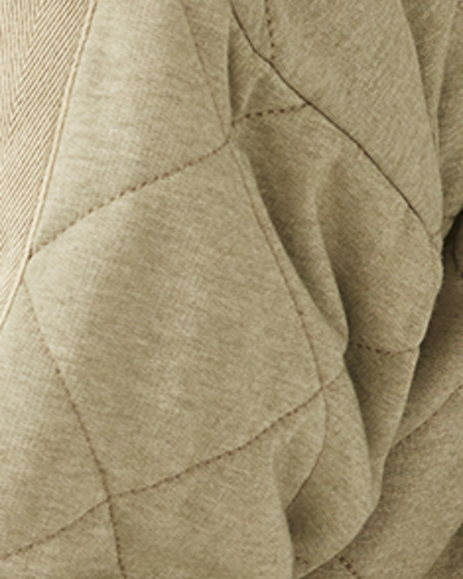 Gena Quilted French Terry Jacket | Forest Green Box