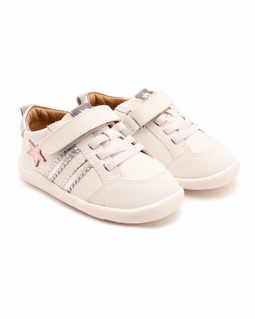 Round Toe Design Old Soles Wos Ground Leather Sneaker