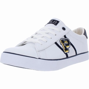 Smooth Surface Basic Style Geoff Boys Low-Top Lace-Up Casual and Fashion Sneakers