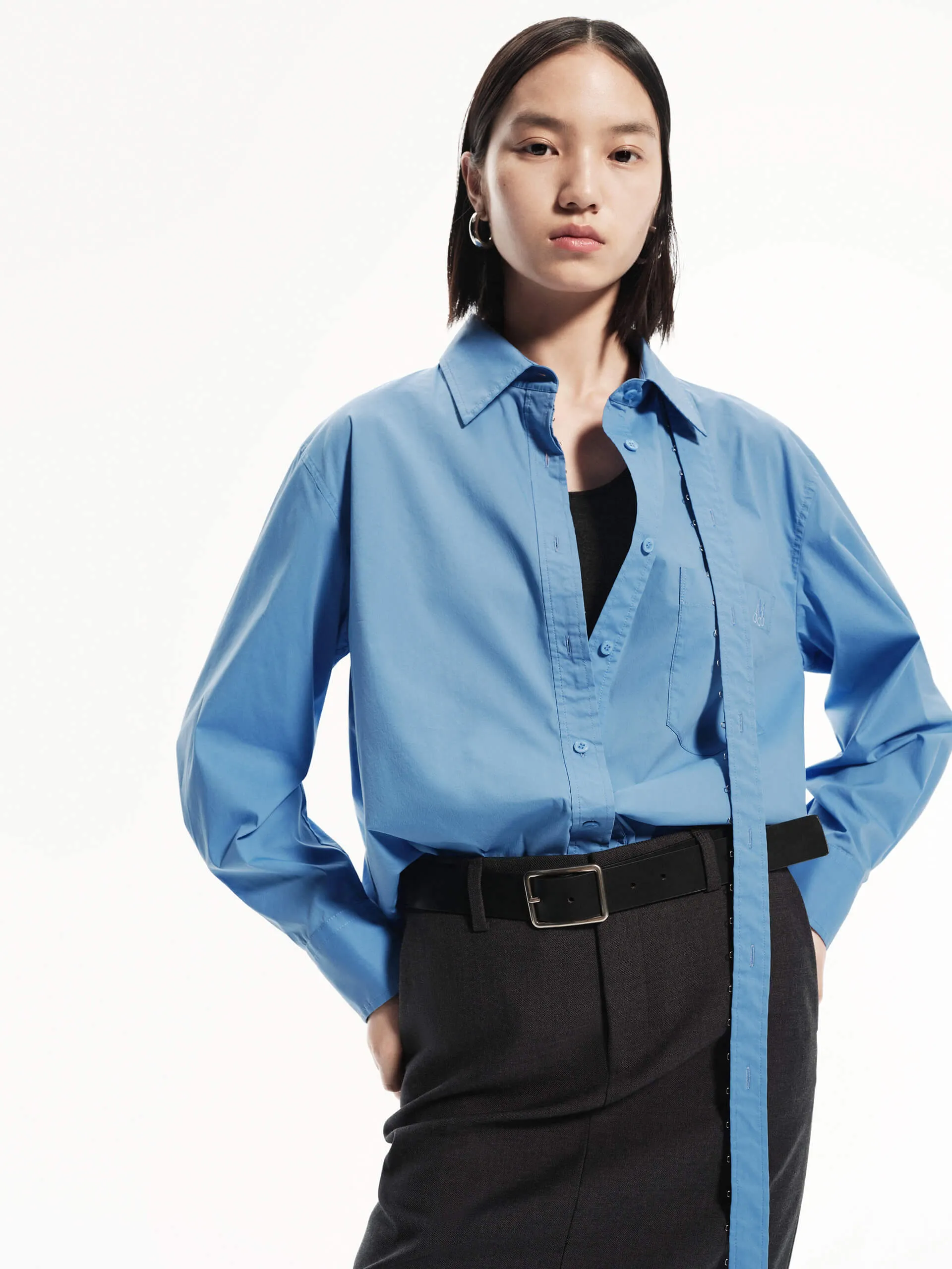 Static Dissipating Fiber Easy Wear Include Tie Loose Shirt