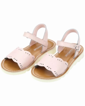 Recycled Components Naturally Molded Footbed Girl's Ella Sandals In Pink