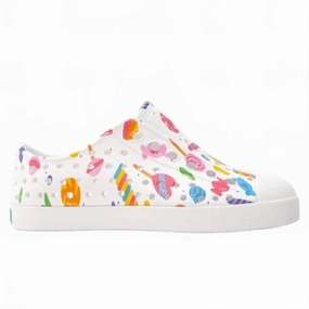 Low Profile Trust Step Girl's Jefferson Retro Candy In White Multi