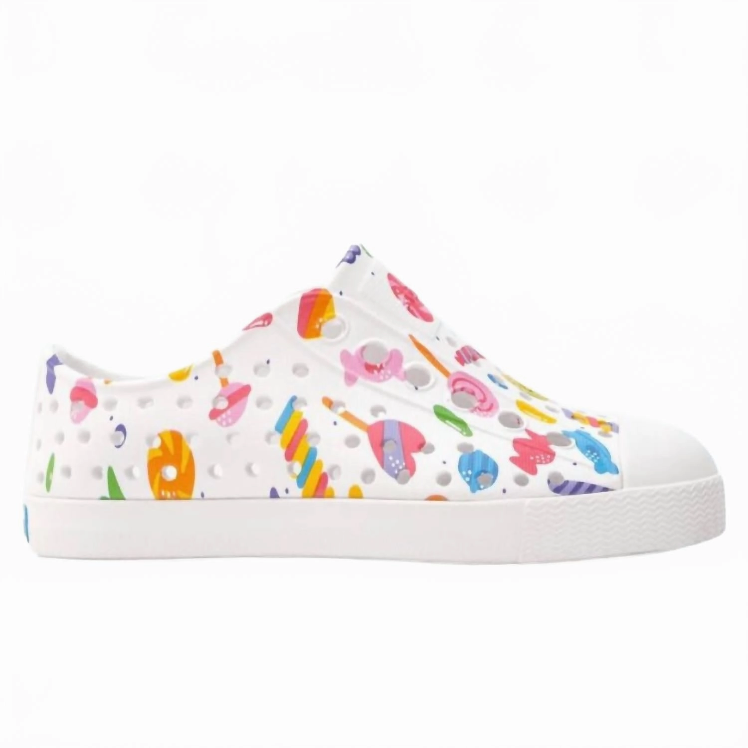 Low Profile Trust Step Girl's Jefferson Retro Candy In White Multi