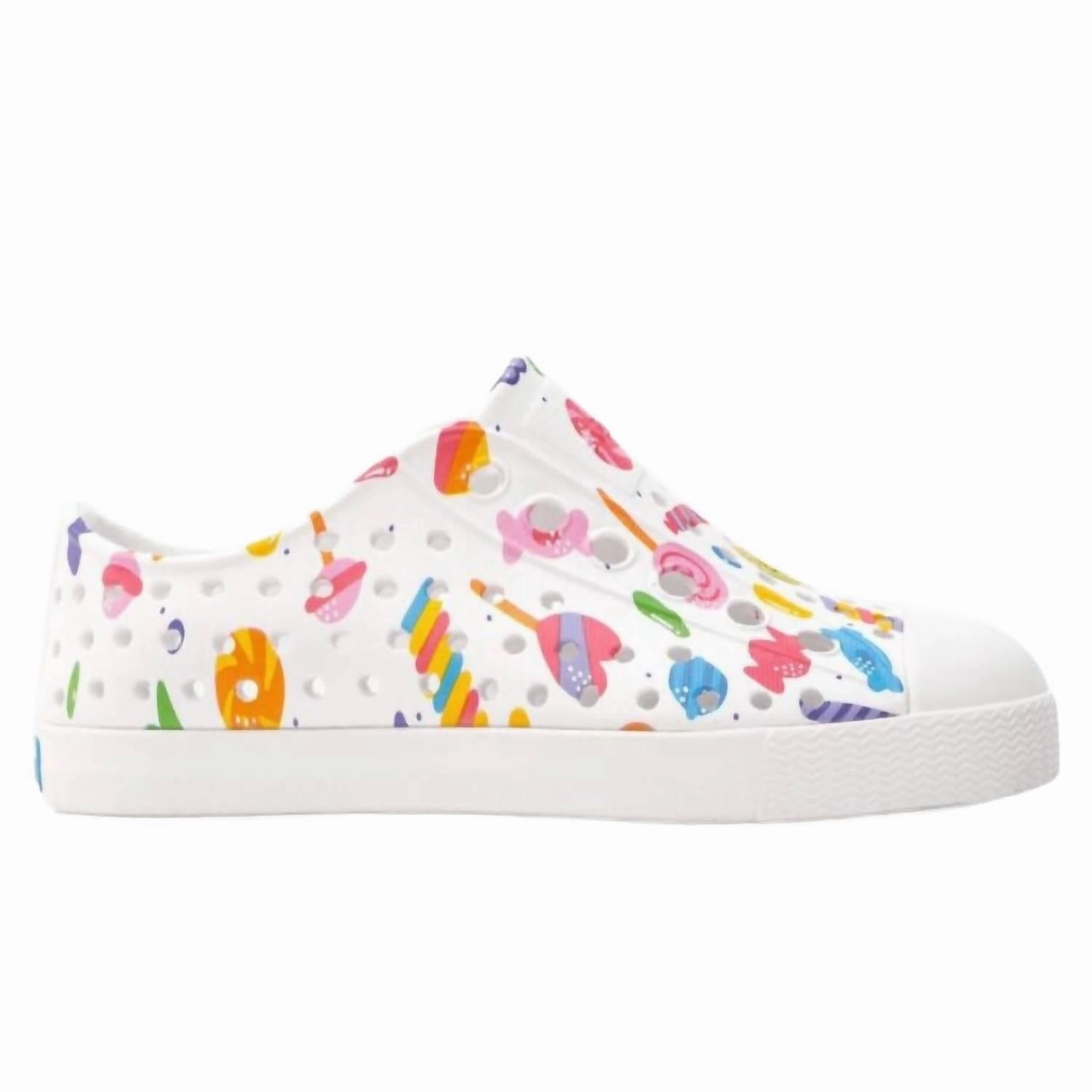 Formal Sharp Girl's Jefferson Retro Candy In White Multi