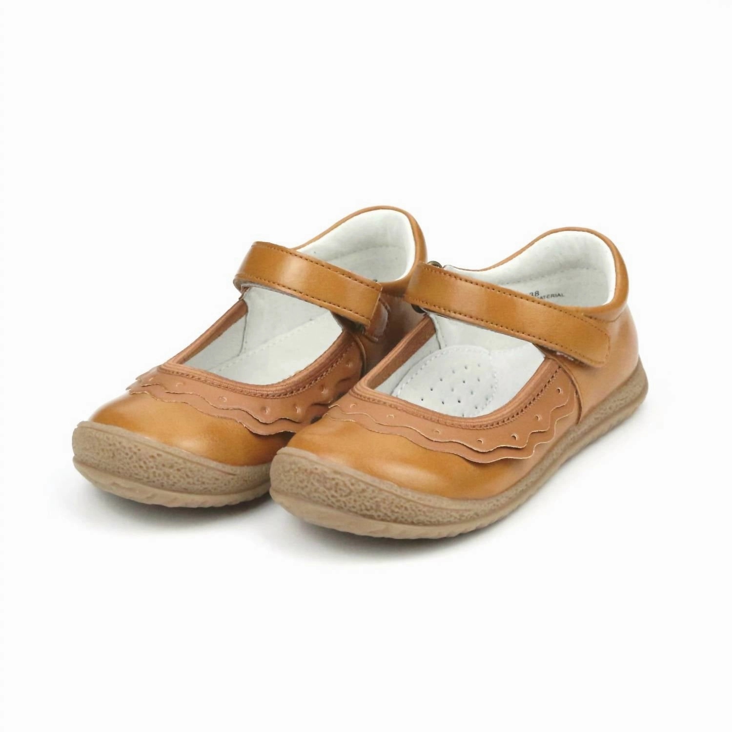 Girl's Paige Ruffle Mary Jane Shoes In Gold (Mustard) Custom Edge