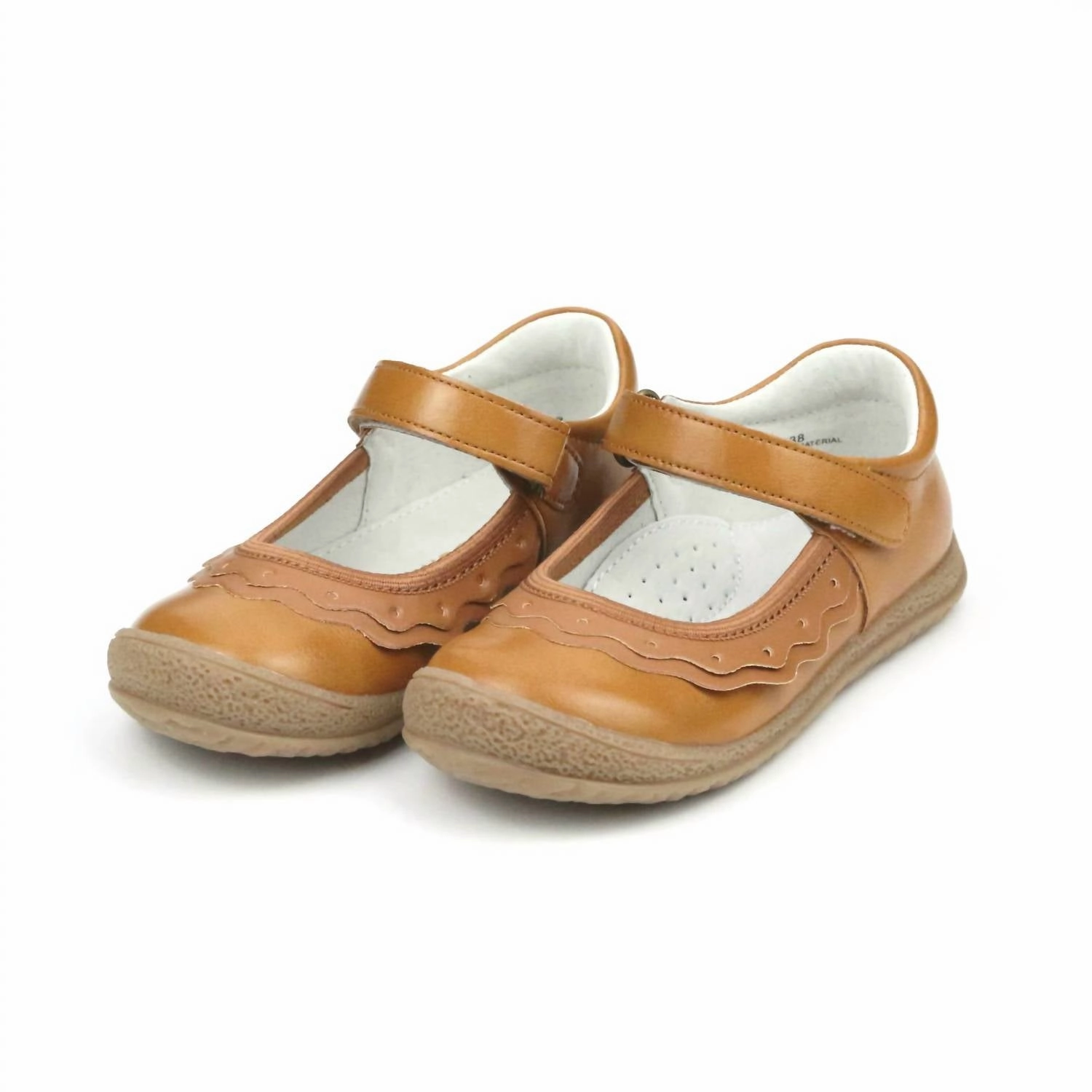 Slip On Romantic Pair Girl's Paige Ruffle Mary Jane Shoes In Gold (Mustard)