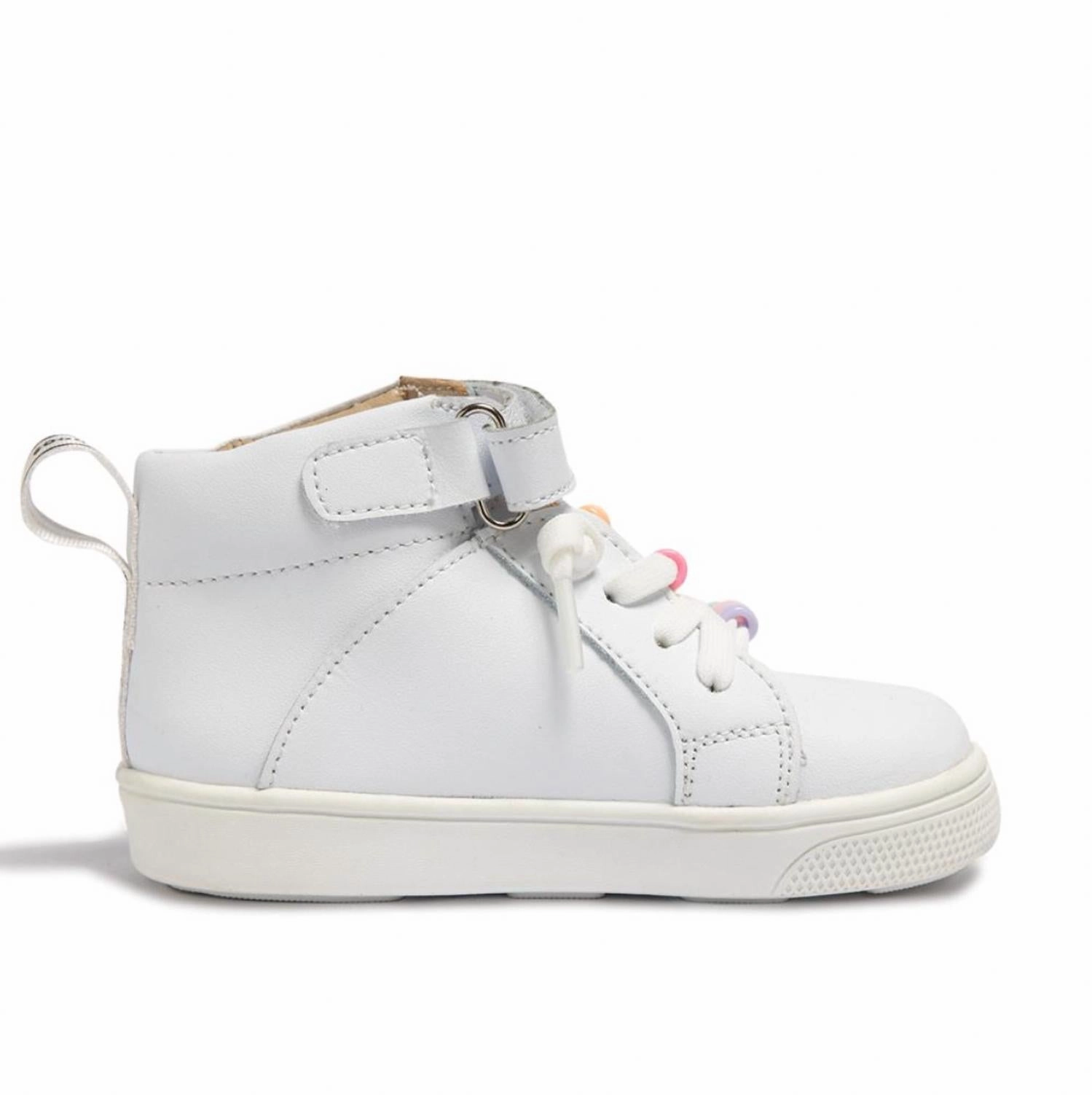 Girl's Wonderwall Hightop Sneaker In White Dynamic Response Technology
