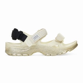 Daily Flex GOLD/BEIGE X SUICOKE WAVE LACETS CURB SANDALS