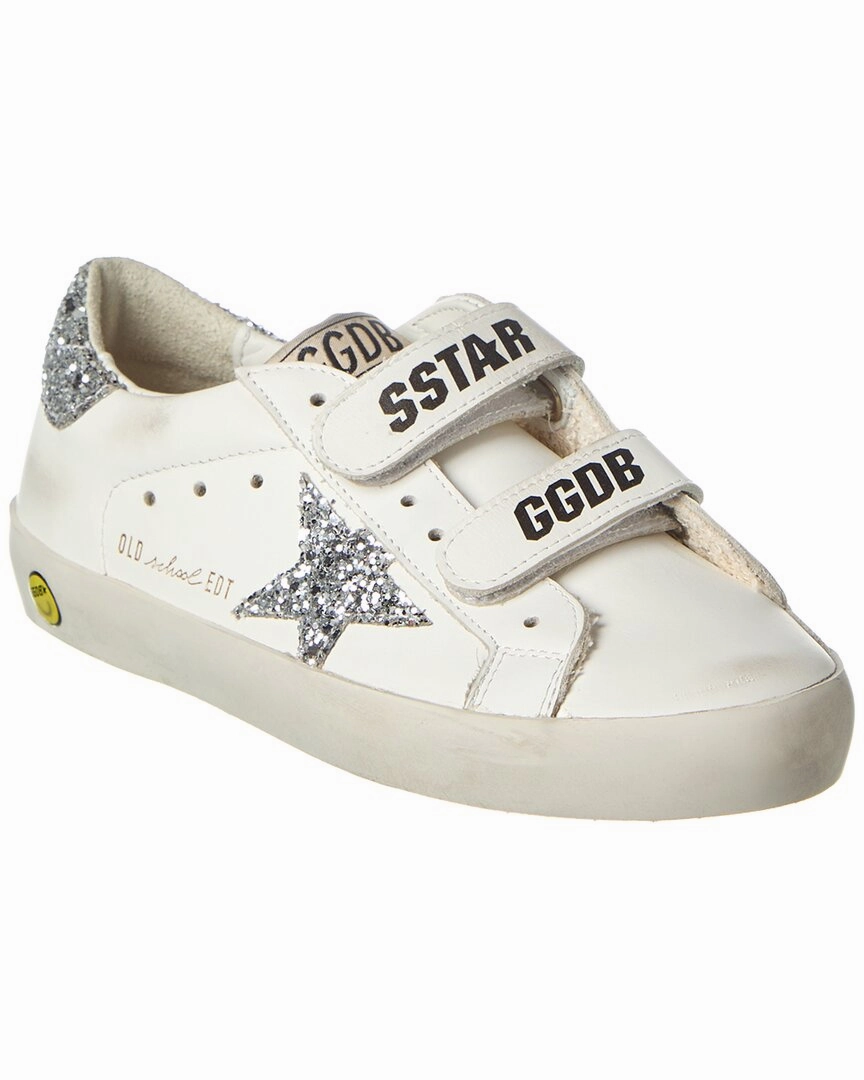 Golden Goose Old School Leather & Glitter Sneaker Lightweight Trail Shoes Office Go
