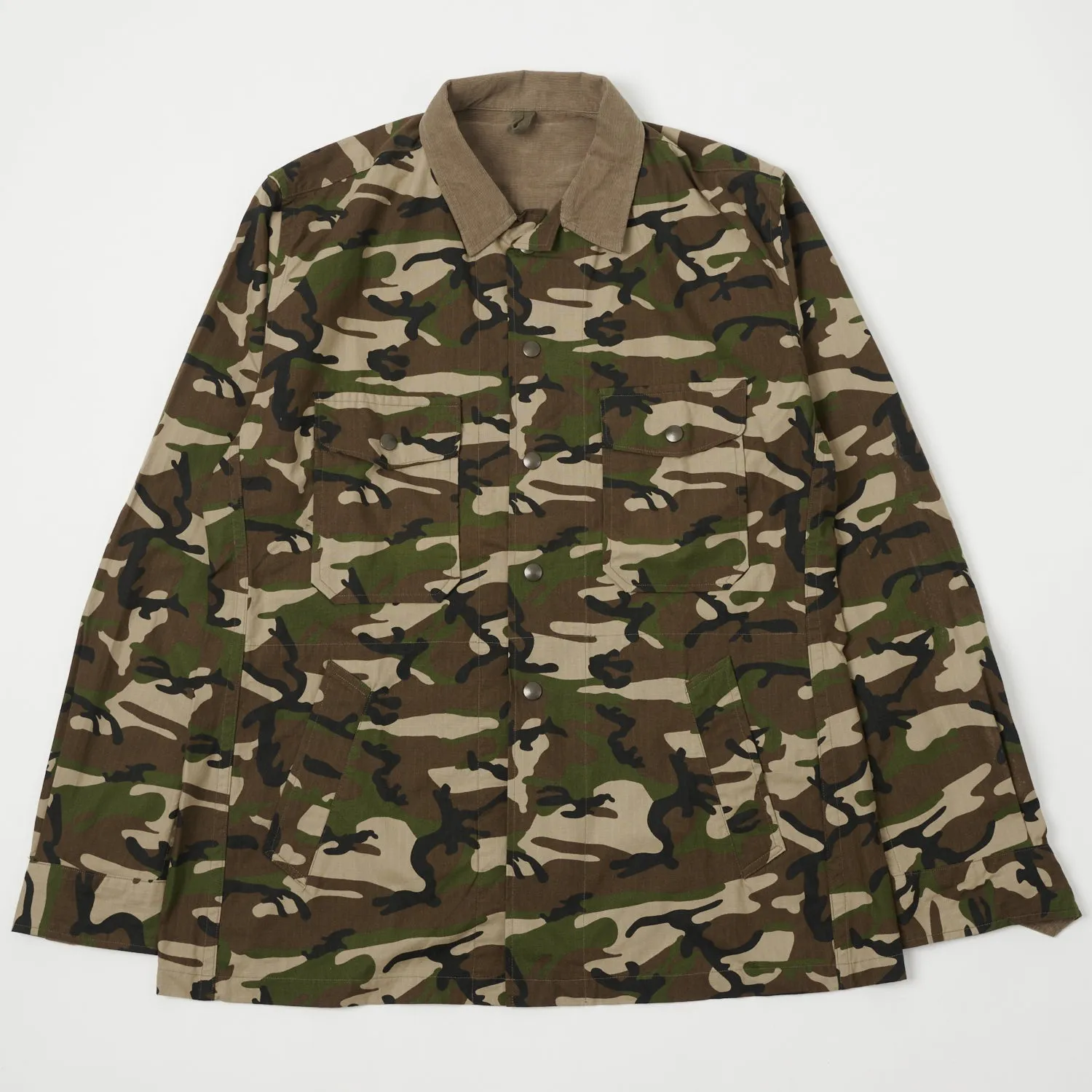 AntiStaticFinish Breathable Lining Gorouta 0311 Ripstop Camo Jacket - Camo