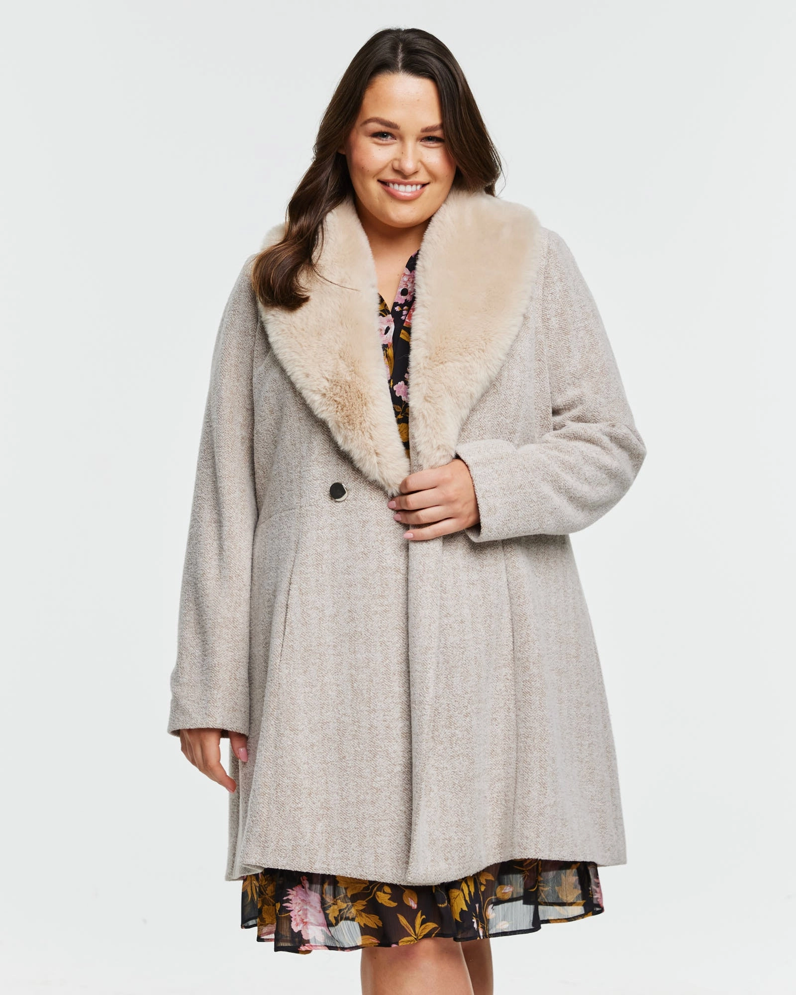 Grammys Coat | Oatmeal suitable for performance costumes Handmade