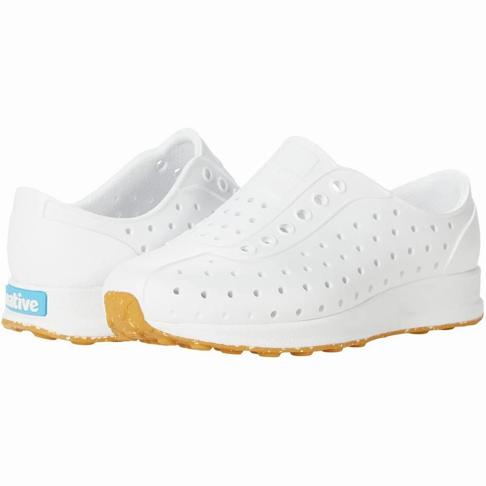 Rigidity Control Shank Native Robbie Child Sneaker - Shell White/Mash Speckle Rubber