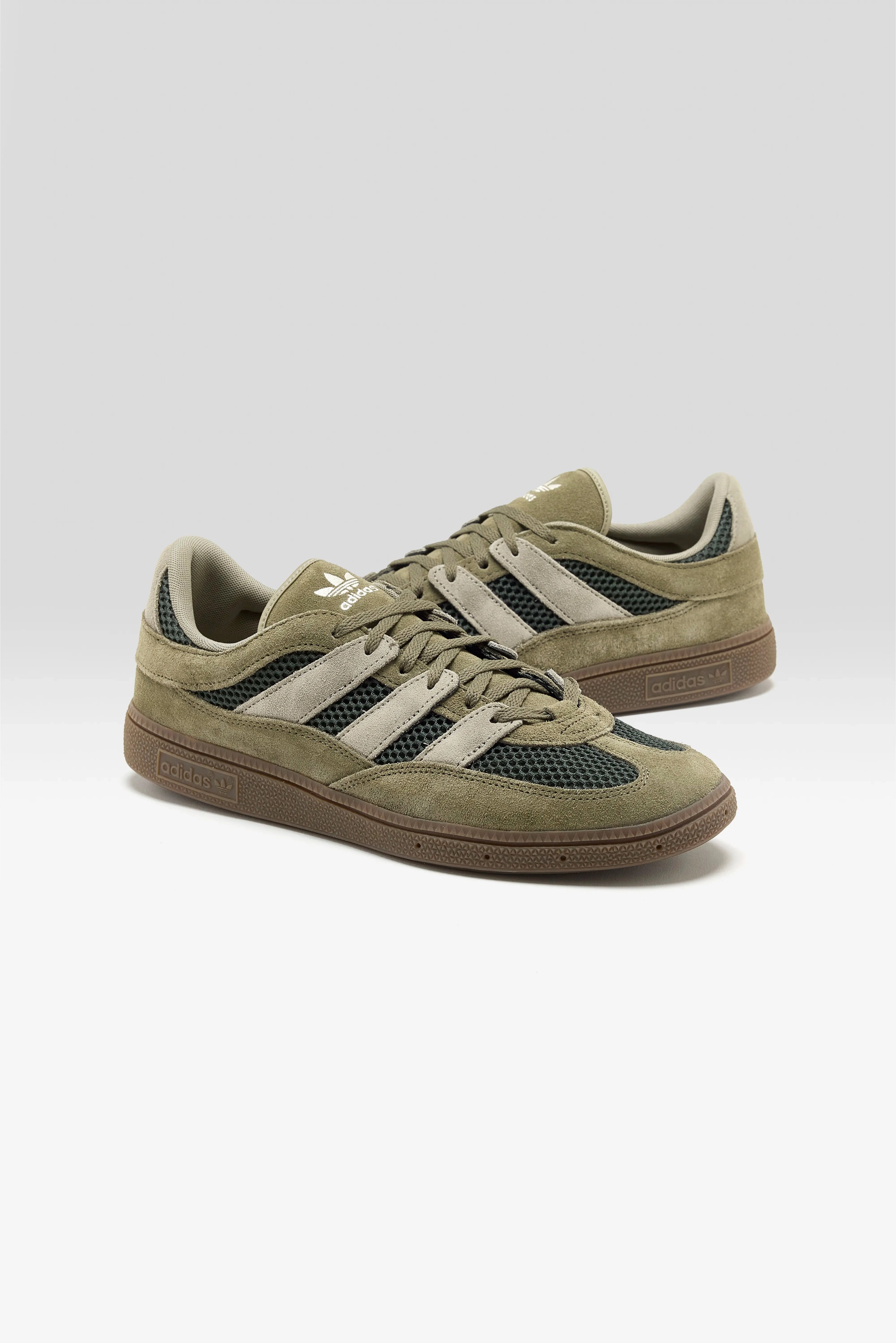 Handball Spezial ST for Men  (252 / M / GREEN) Cushioned Ankle Support vented shoes