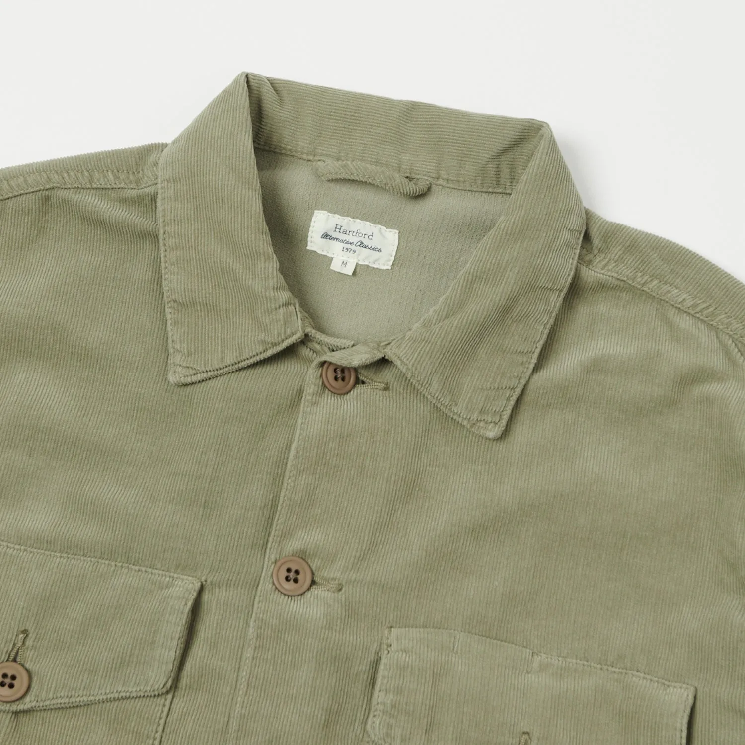 Hartford 'Jame' Corduroy Jacket - Tan Easy Care Material Day Hike Style
