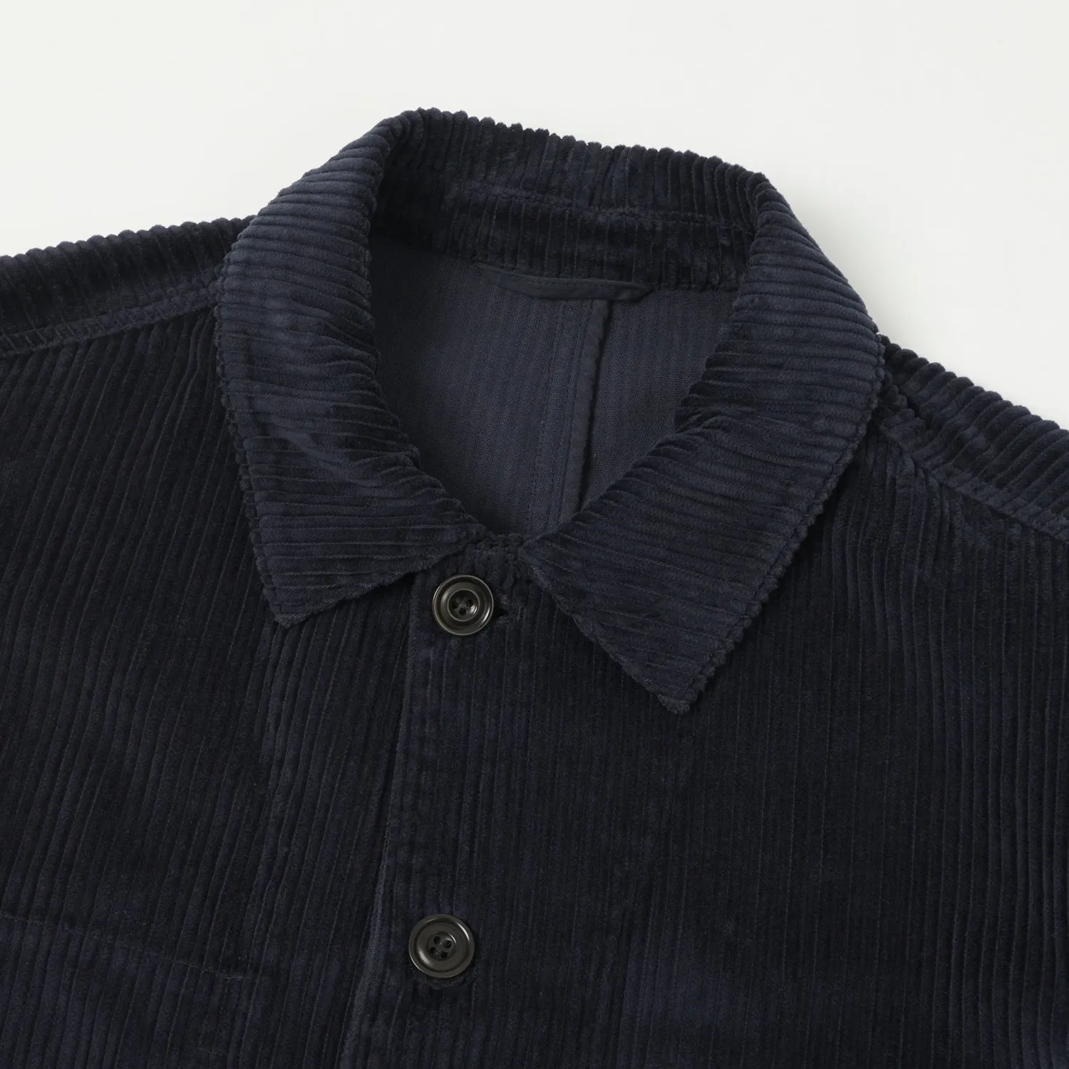Hartford 'Jamison' Corduroy Jacket - Navy Holiday Trip Cheap Nice