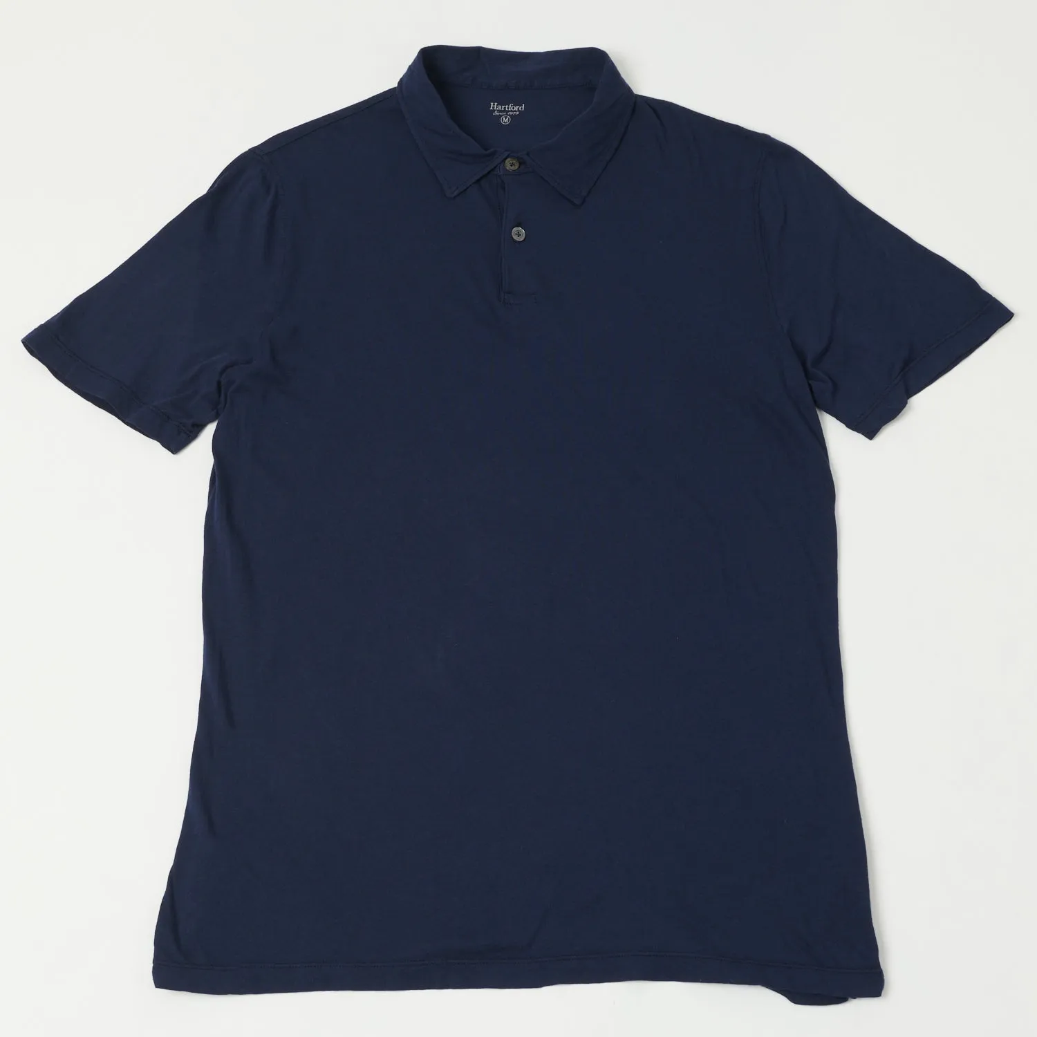 AntiStatic Fabric Treatment Hartford Lightweight Jersey Polo Shirt - Navy