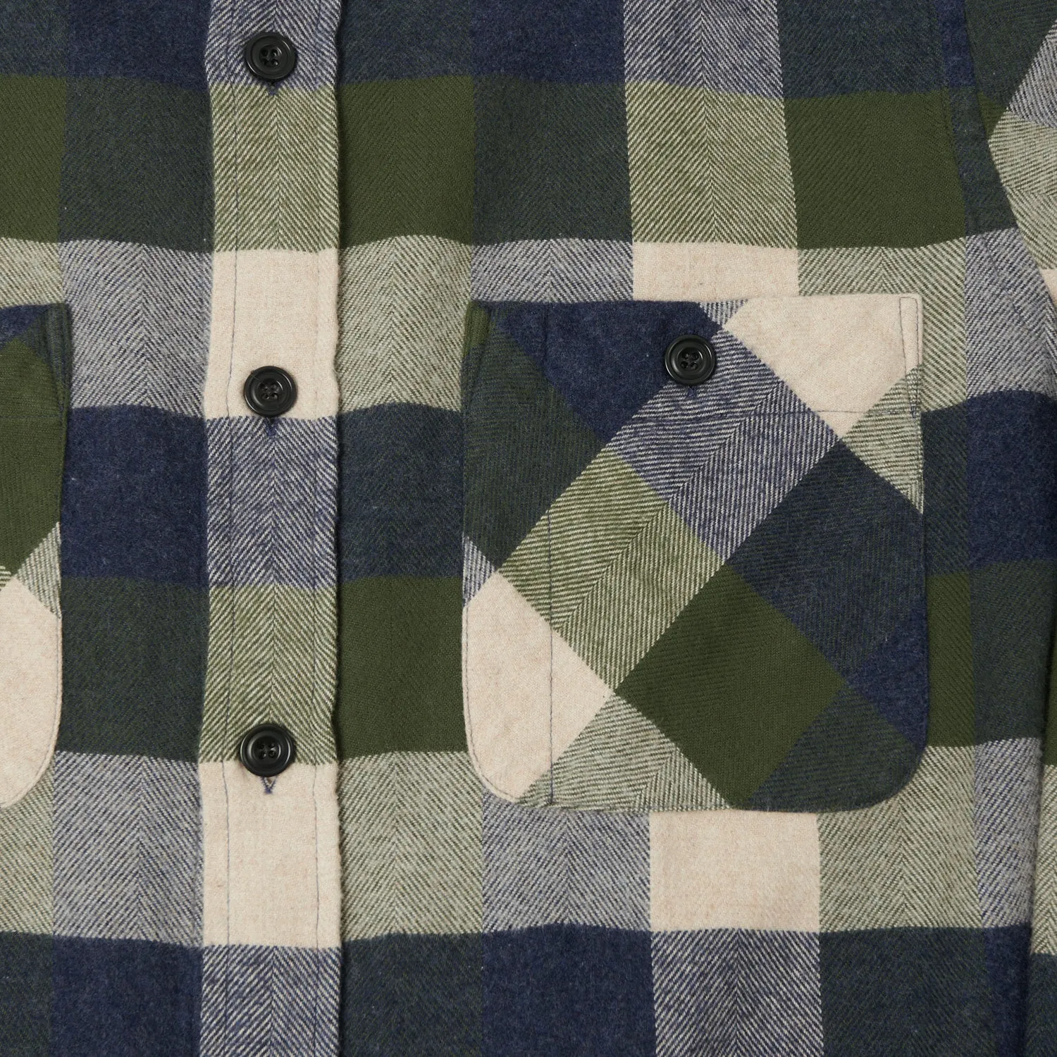 Multipurpose Utility Hartford 'Percey' Check Shirt - Army