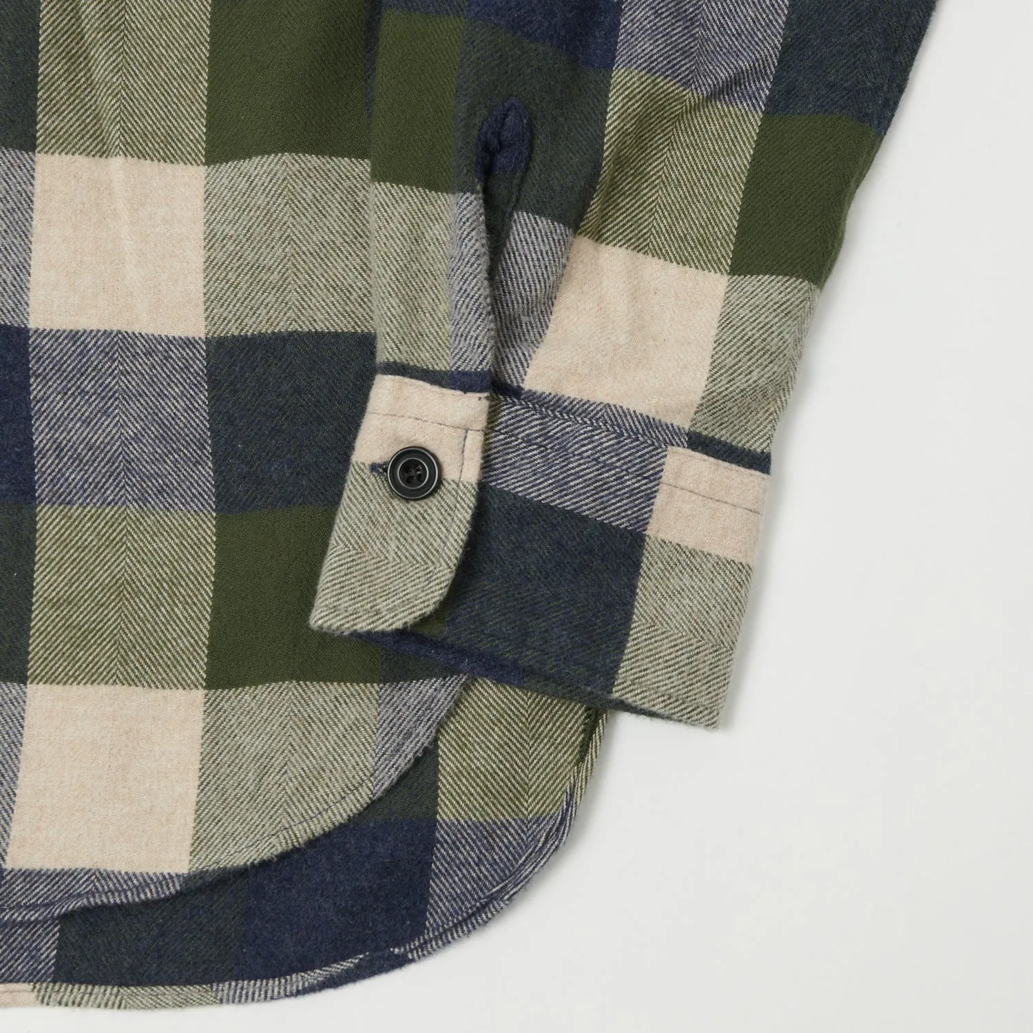 Hartford 'Percey' Check Shirt - Army Daytime Look Odor Control Technology