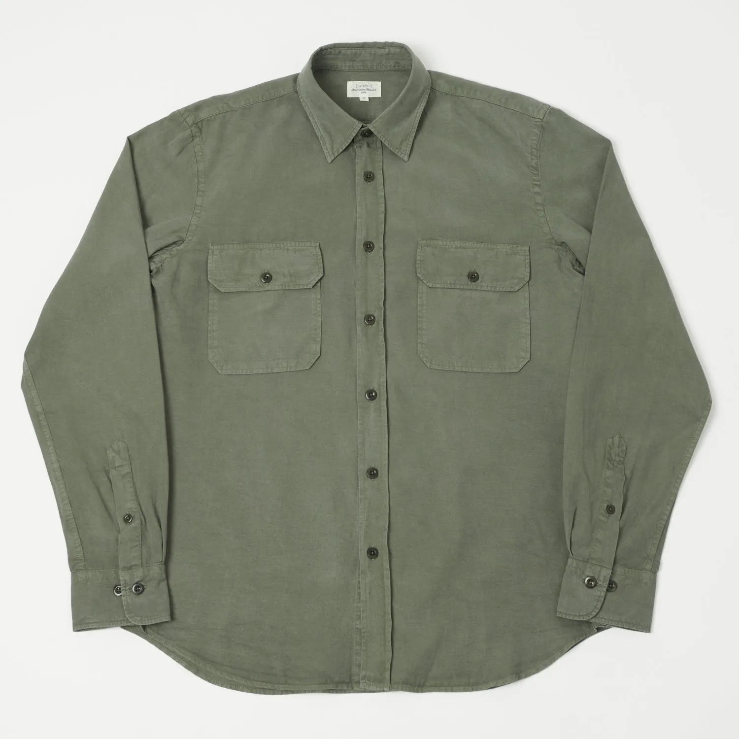 Hartford 'Play Pat' Shirt - Military Minimalist Fit Fashionable Pick