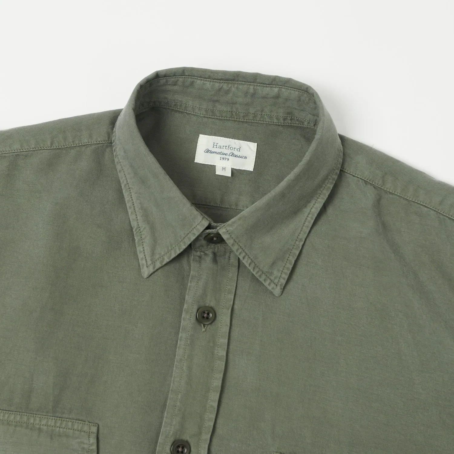Layering Piece Hartford 'Play Pat' Shirt - Military