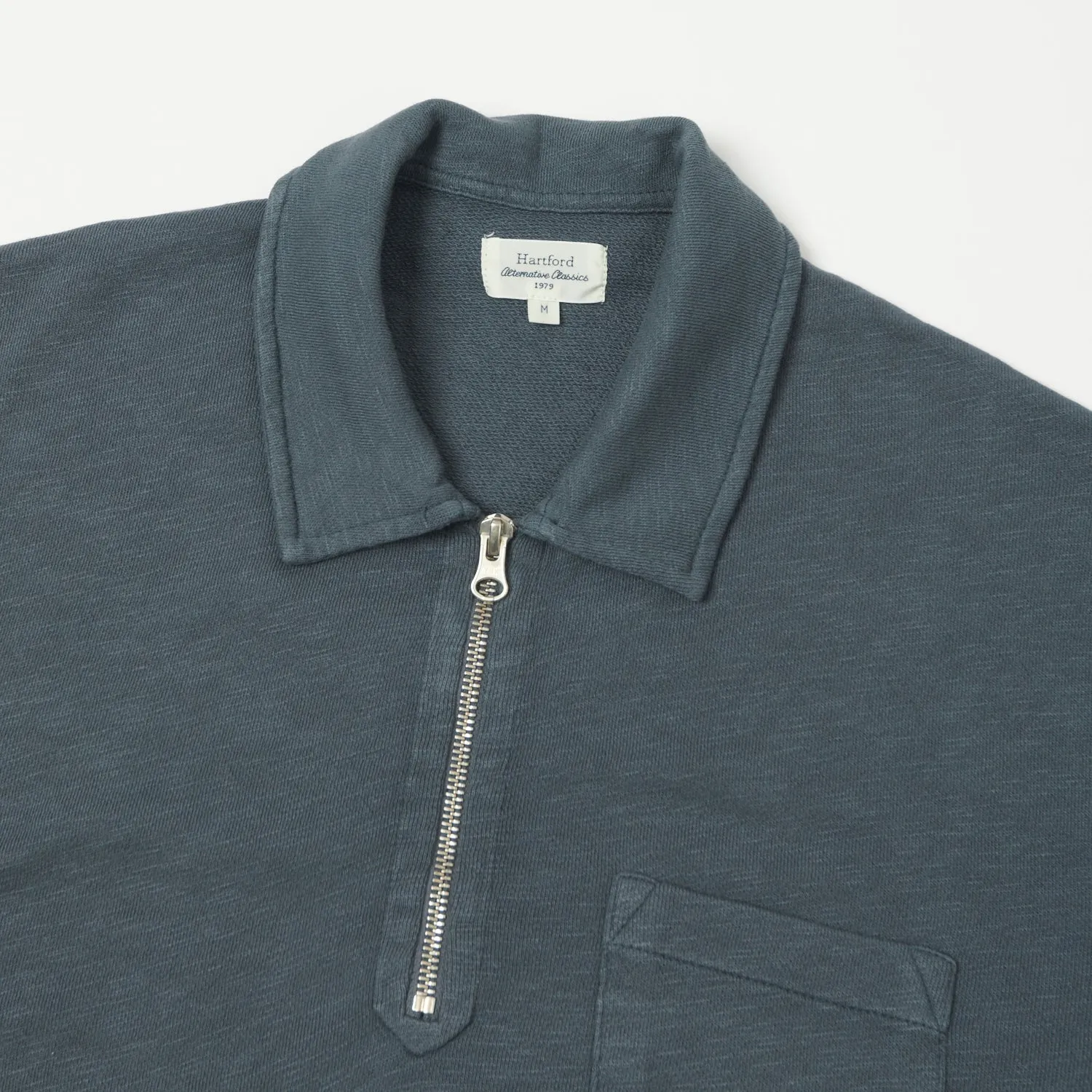 Hartford Quarter Zip Polo T-Shirt - Thunder Summer Office