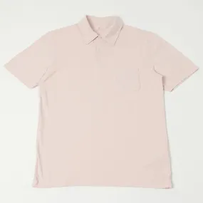 Hartford  Slub Jersey Polo Shirt - Faded Pink Urban Comfort
