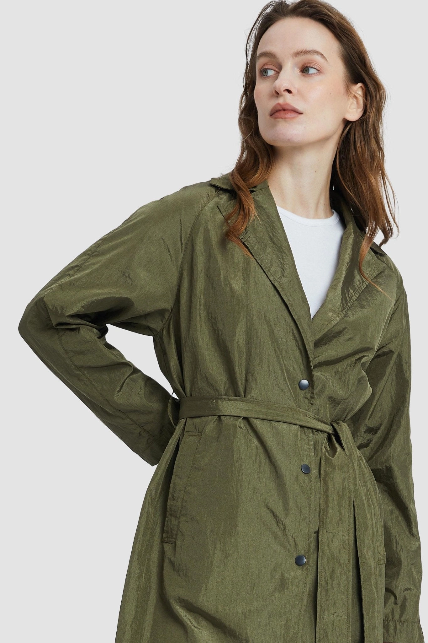 Lightweight Lapel Trench Adventure Day Look