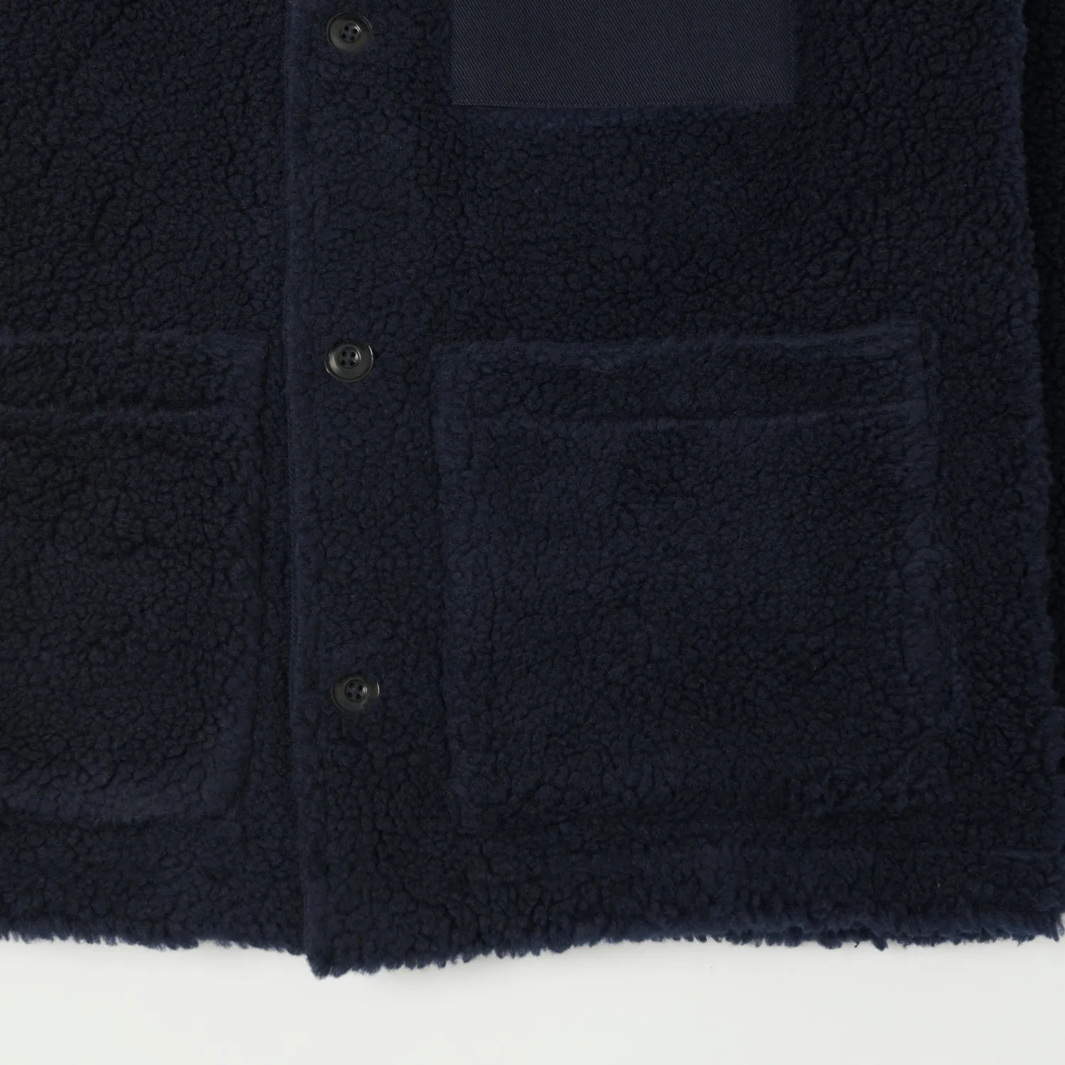 Durable AbrasionResistant Panels Hartford 'Utility' Fleece Jacket - Navy
